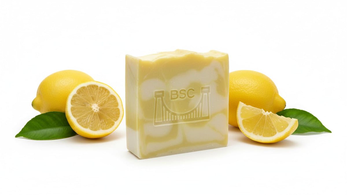 Handmade Coconut and Shea Butter Artisan Soap, Orange