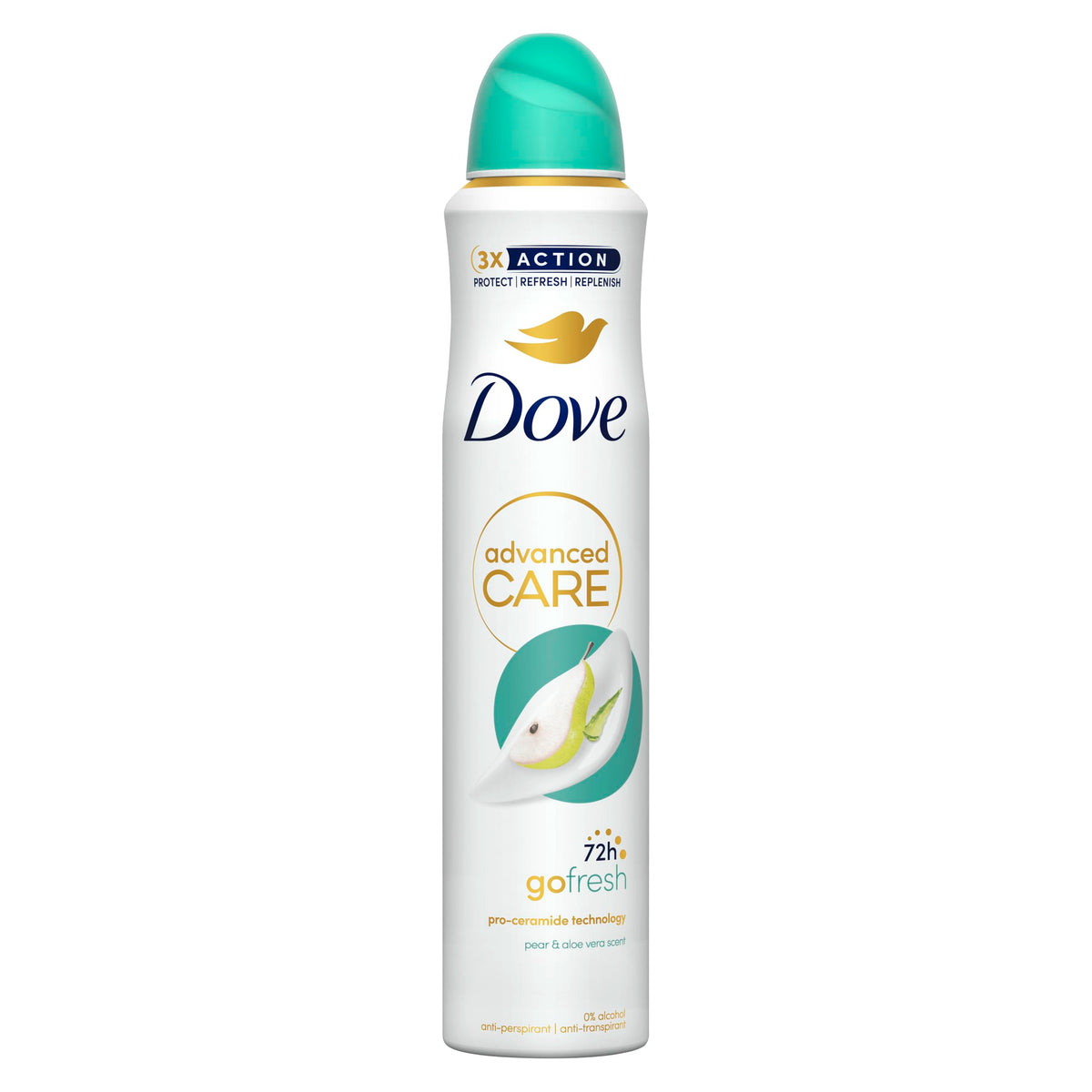 Dove Advanced Care Original Anti-perspirant Deodorant Spray with Triple Moisturising technology aerosol for 72 hours of protection 100 ml