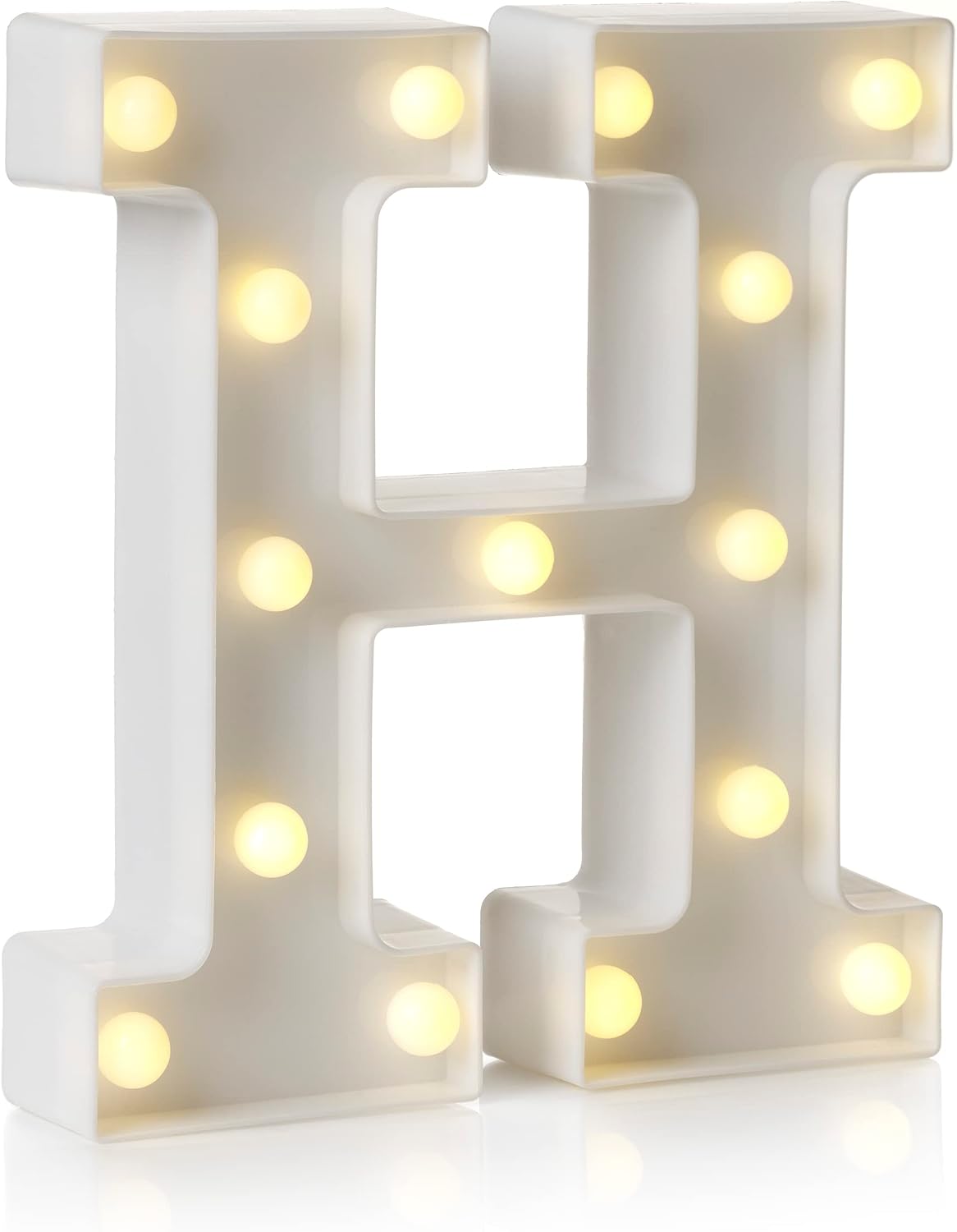 Auraglow LED Light Up Letter C Sign, Battery Powered Party Decoration