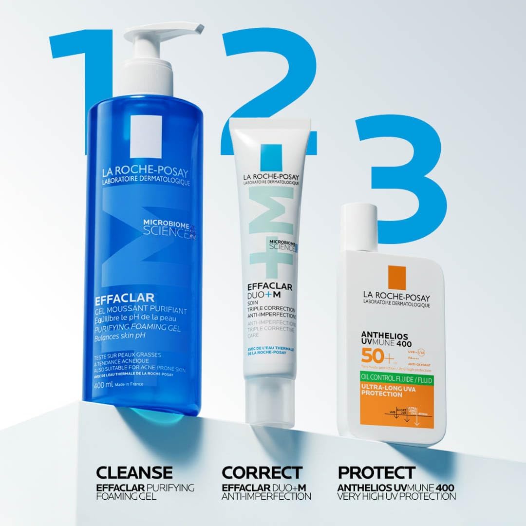 La Roche Posay Effaclar Purifying Foaming Gel for oily sensitive skin 400ml