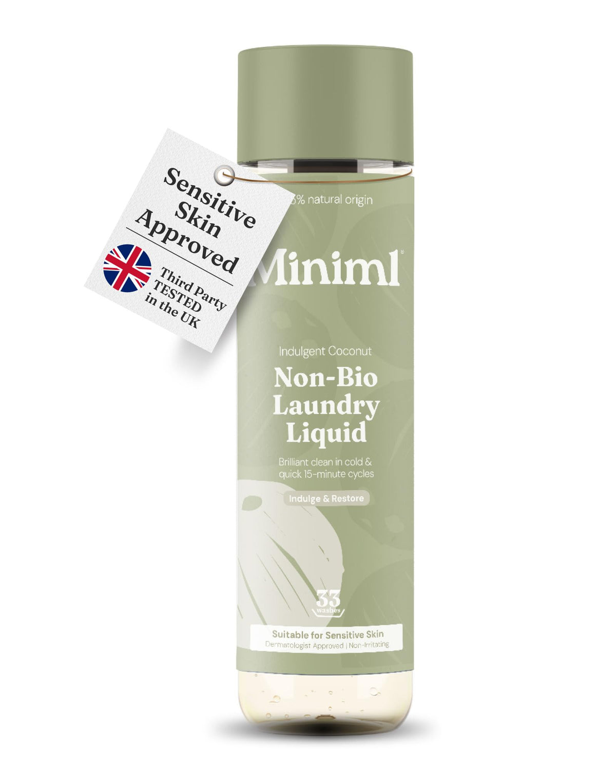 Miniml Eco Laundry Liquid Washing Detergent 5L Refill – Fresh Linen