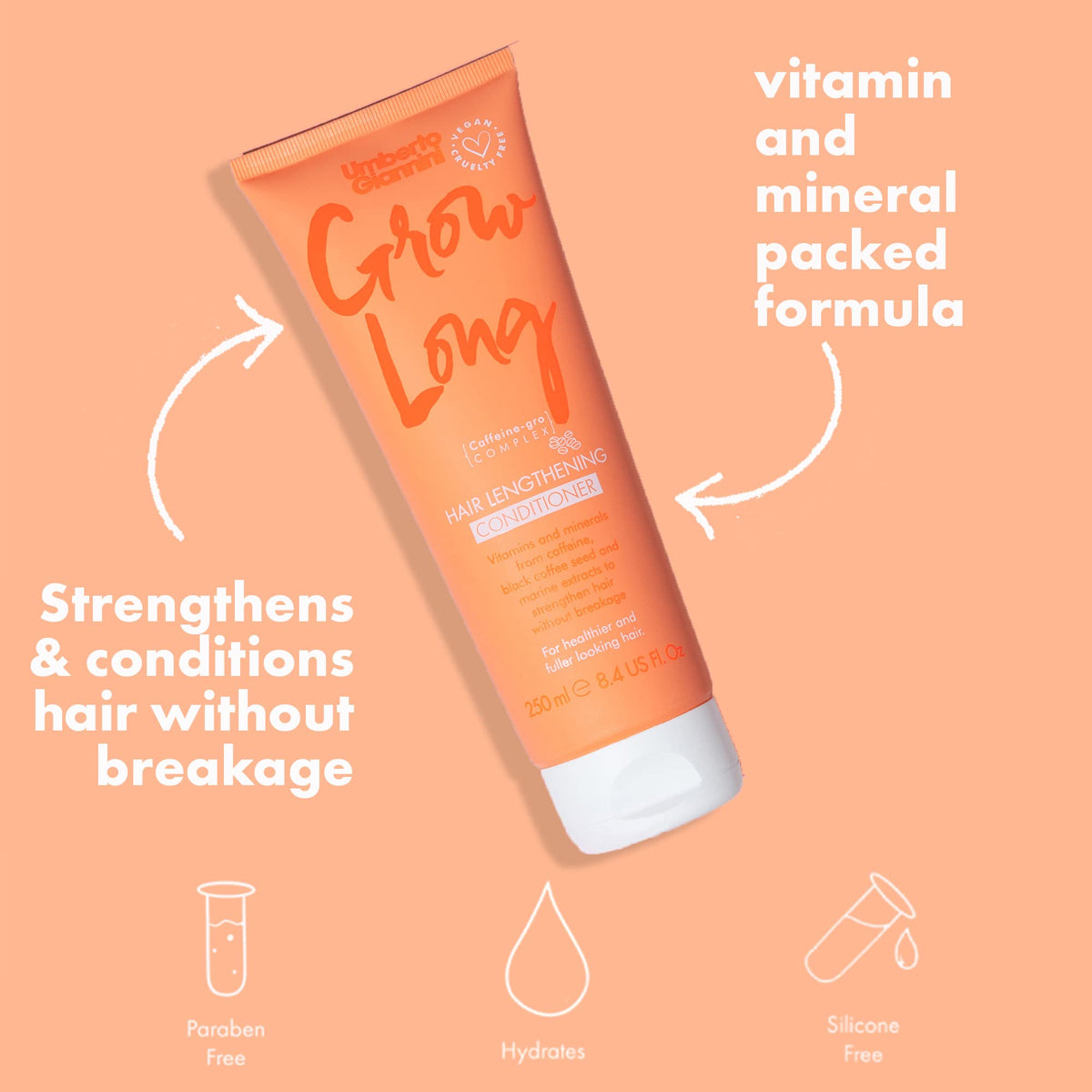 Umberto Giannini Curl Jelly Scrunching Jelly & Creme De Curl Control Cream Duo for Curly or Wavy Hair, Vegan & Cruelty Free, 2 Pack