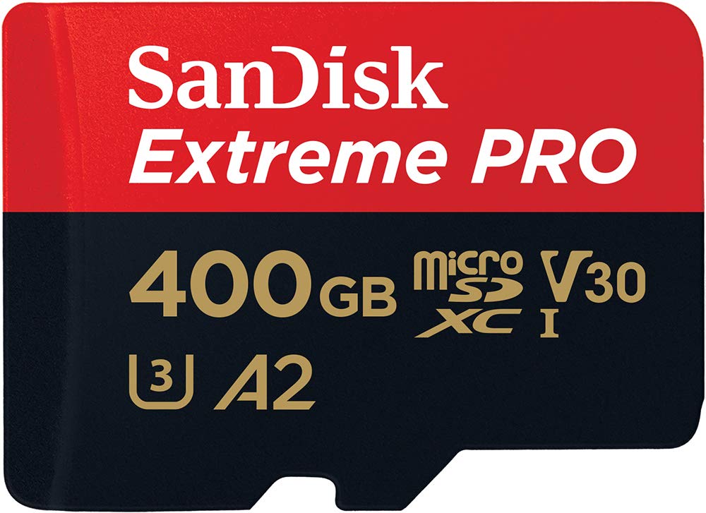 SANDISK Extreme PRO microSD Card + Adapter 256GB, Up to 200MB/s Read Speeds