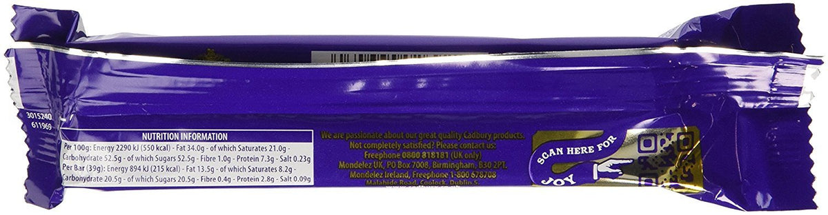 Cadbury Wispa Chocolate Bar, Smooth Milk Chocolate, 4 x 27.9 g (Pack of 1)