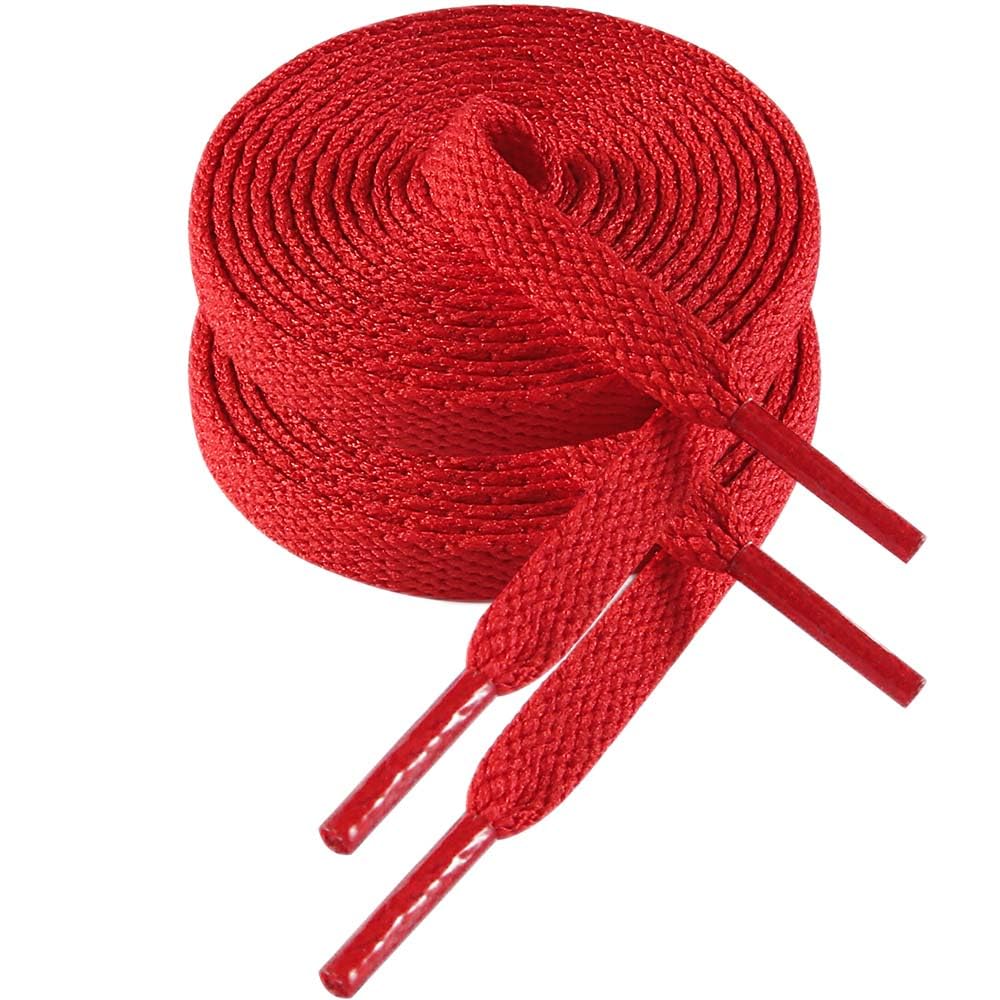 VSUDO 8mm Flat Shoe Laces for Trainers, Trainer Laces, Shoelace for Sneaker
