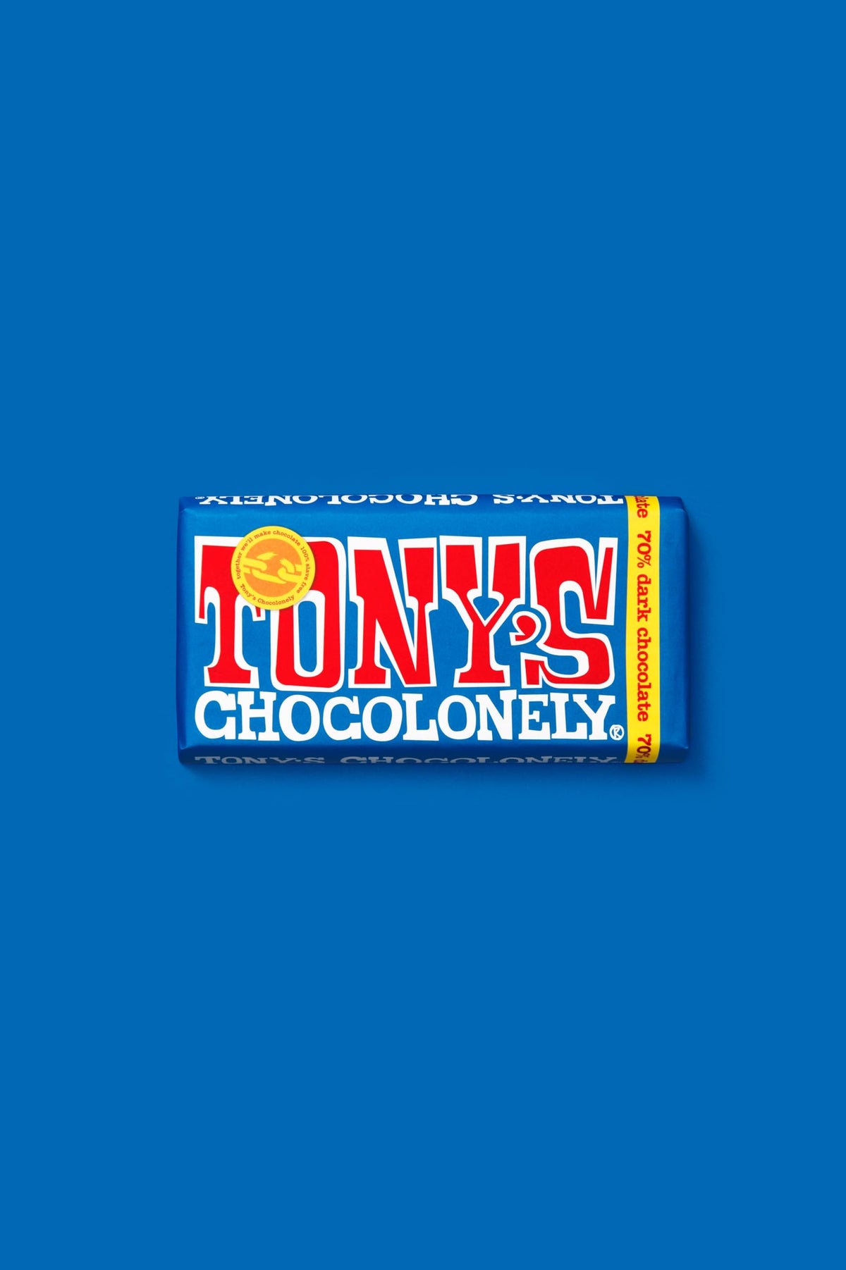 Tony's Chocolonely Milk Chocolate Bar - 180g Belgian Fairtrade Chocolate, Gift, 32% Cocoa, Vegetarian