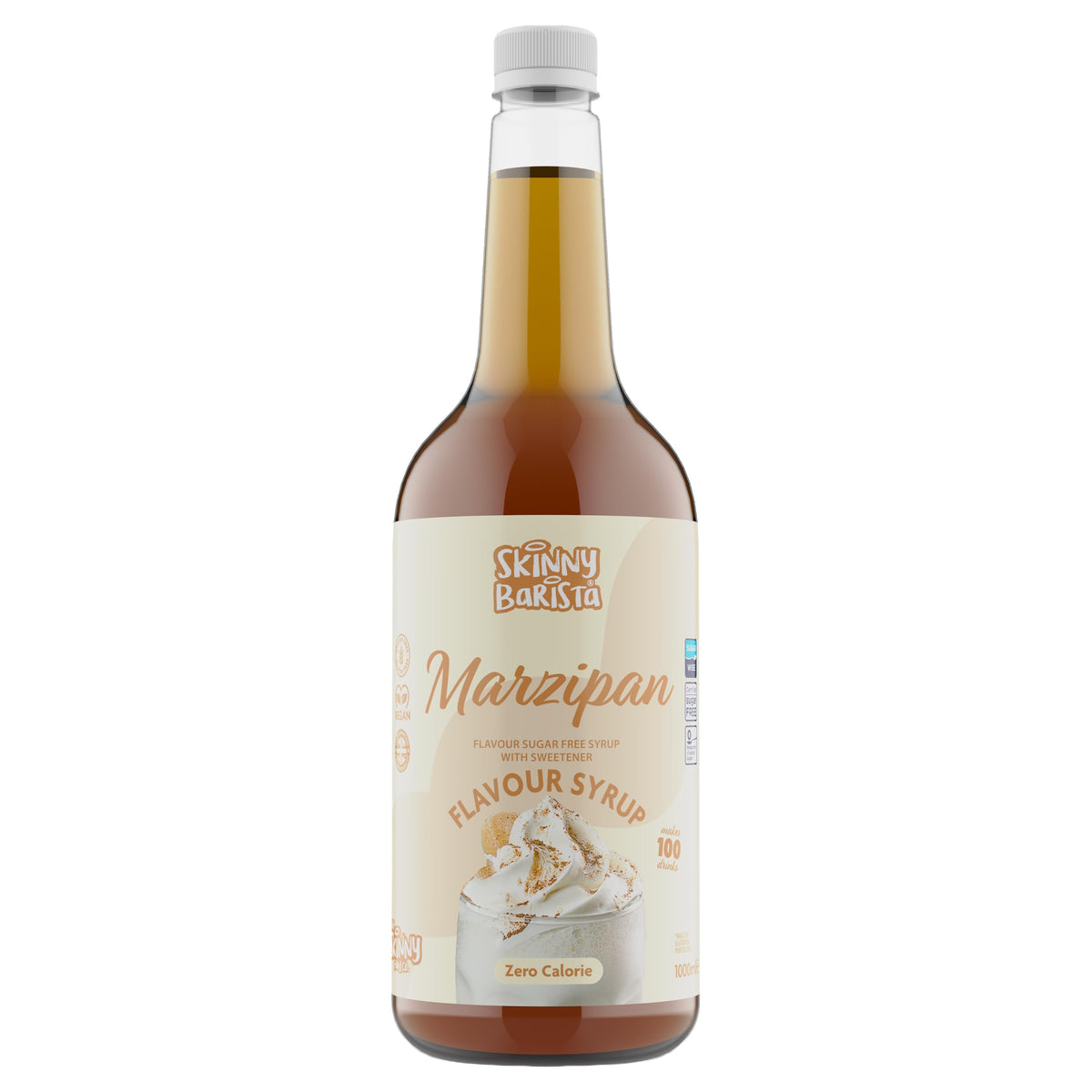 Skinny Food Co Butterscotch Syrup Zero Calorie 1L - Sugar Free Coffee Syrup