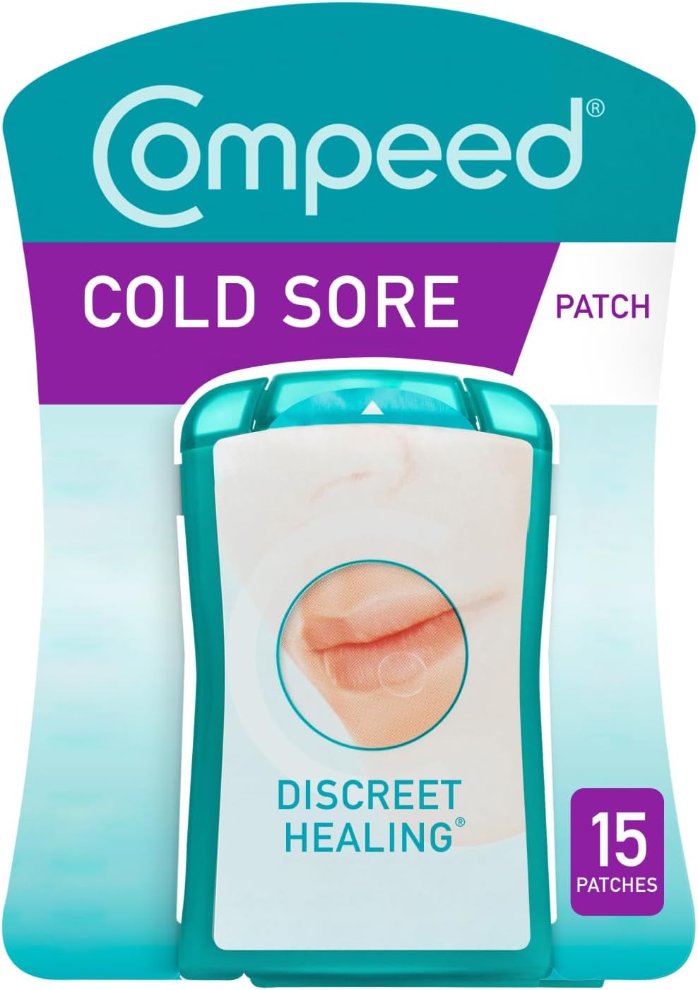 Compeed Cold Sore Patches for Fast Healing, Hydrocolloid, Pack of 15