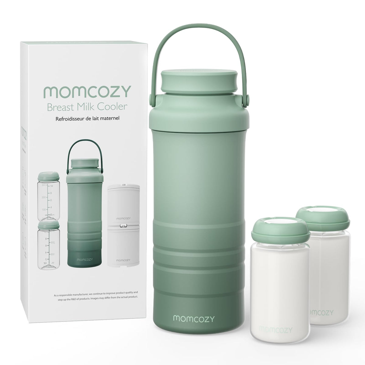 Momcozy Portable Bottle Warmer for Breast Milk & Water, Dual Fast Heating