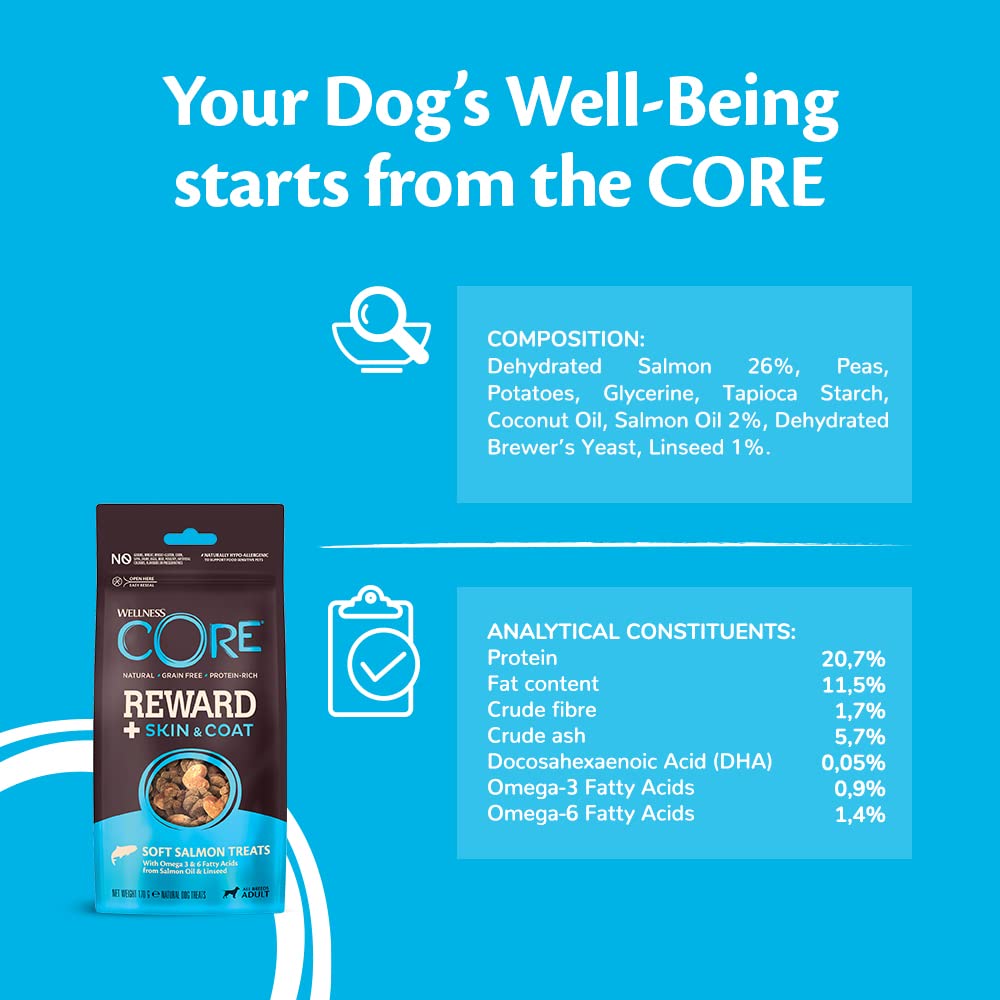 Wellness CORE Reward+ Mobility 170g, Turkey – Soft Dog Treats