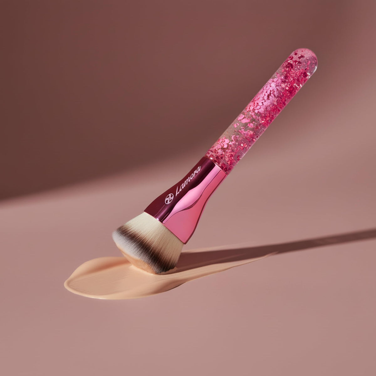 Make Up Brush Foundation Kabuki Flat Top, Perfect For Blending Liquid Cream