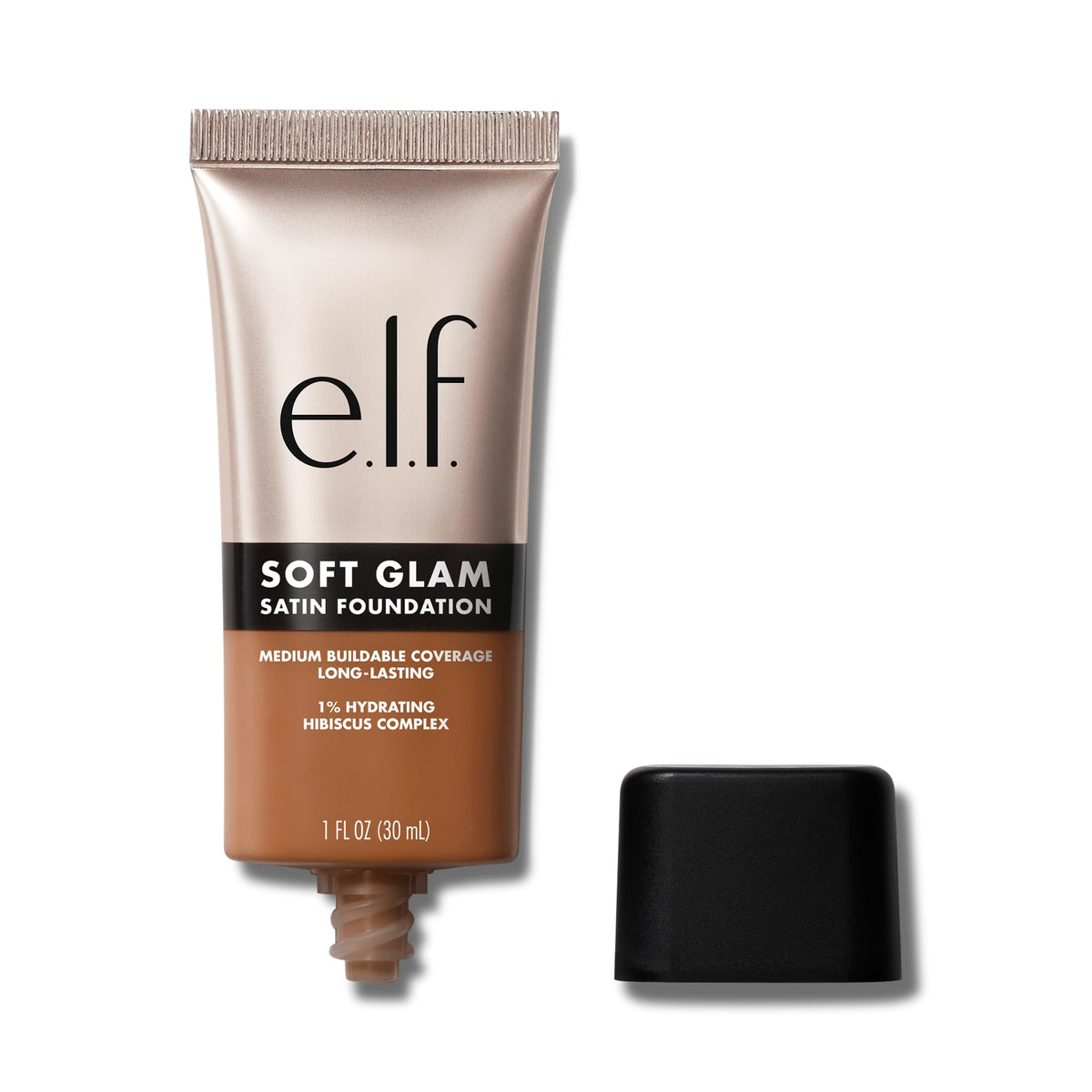 e.l.f. Soft Glam Foundation, Medium Coverage, Long-Lasting & Buildable Foundation For A Smooth, Satin Finish, Vegan & Cruelty-Free, 21 Light Neutral