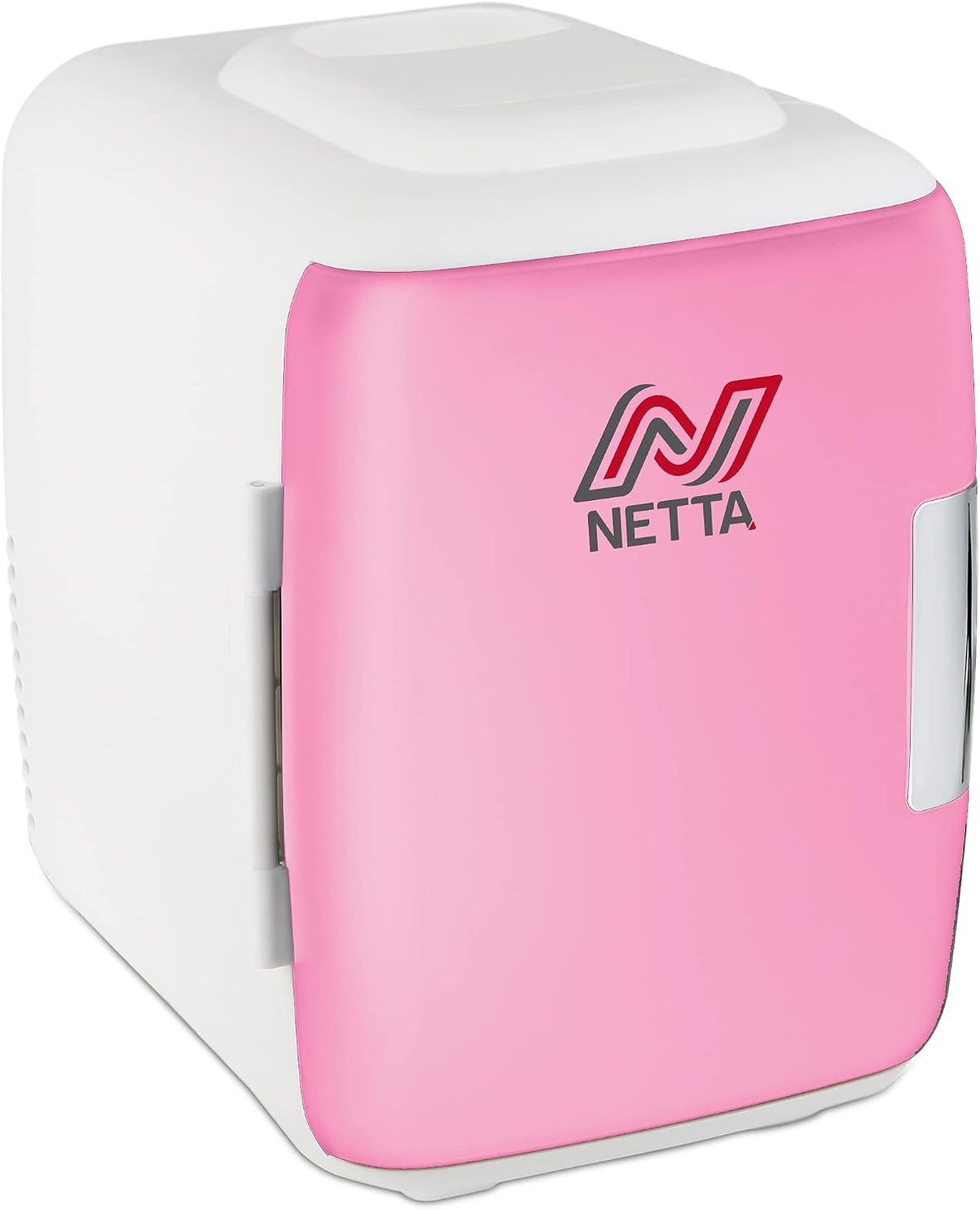 NETTA 5L Mini Fridge - Portable Small Fridge for Drinks, Snacks, Skincare - For Bedroom, Student Dormitory, Office With Cooling And Warming Function - AC/DC Portable – White