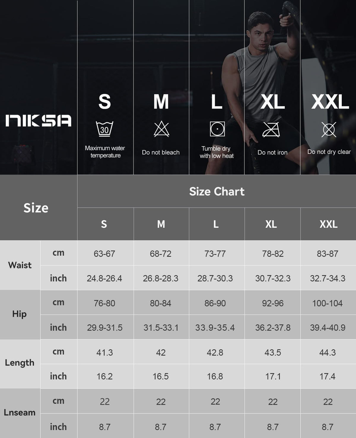 Niksa Compression Shorts Men, 1 Pack or 3 Packs Gym Running Shorts with Pockets Sports Anti Chafing Underwear Base Layer Shorts Quick-Drying Fabric Undershorts Men’s Workout Shorts
