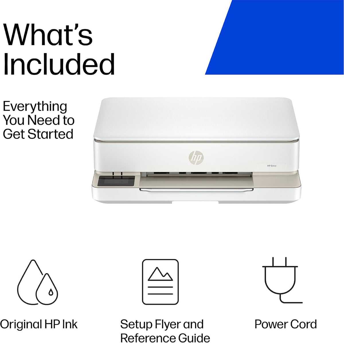 HP Envy 6120e All in One Printer | Perfect for Home | Colour | Wireless | Print, Scan & Copy | 3 Months of free Instant Ink | Easy Setup & Reliable Wi-Fi | White