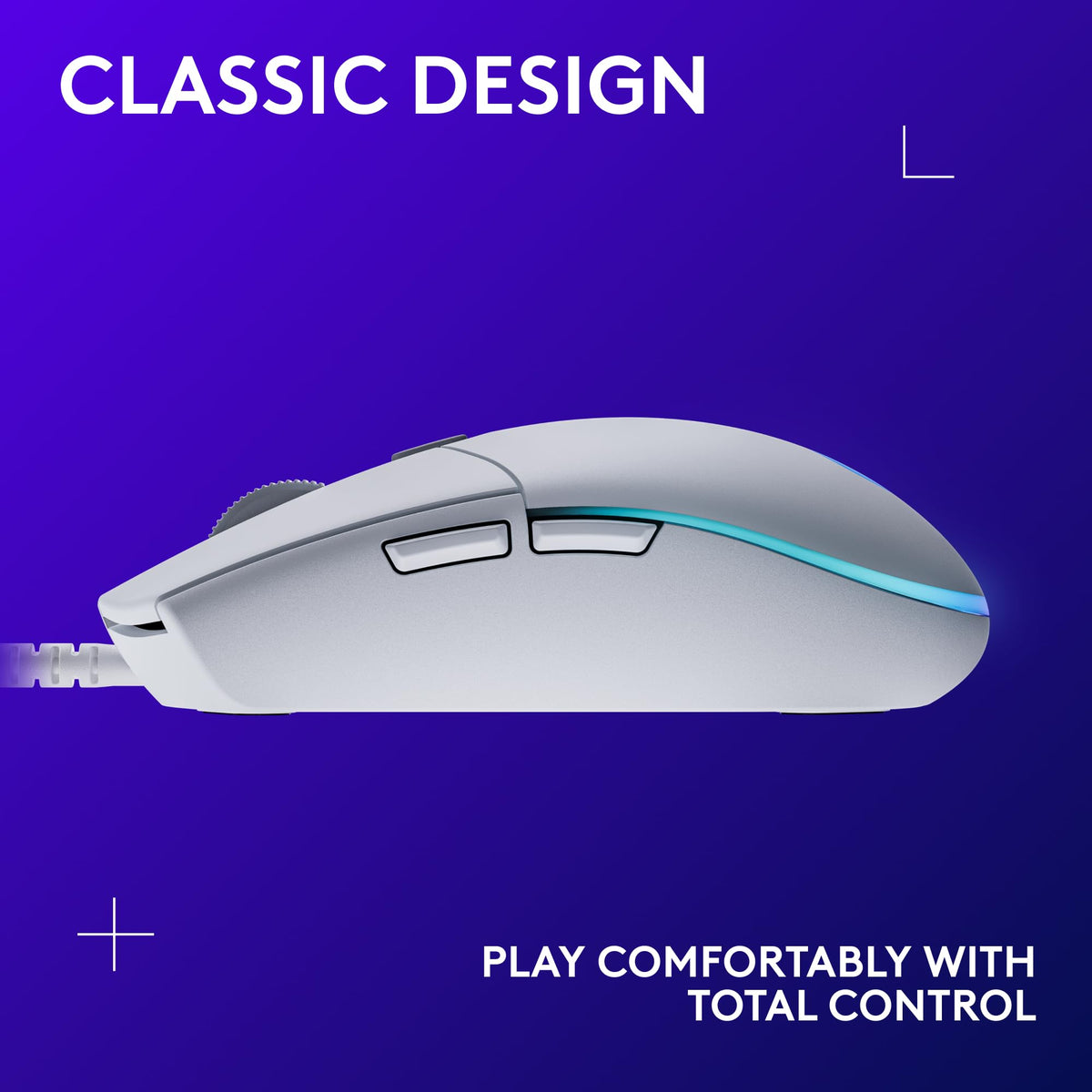 Logitech G203 LIGHTSYNC Gaming Mouse with Customizable RGB Lighting