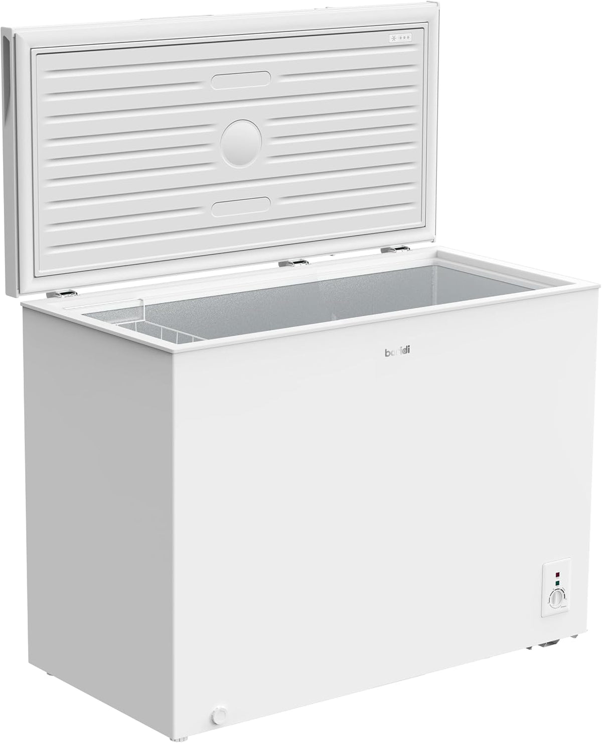 Baridi 299L Freestanding Chest Freezer with Adjustable Thermostat, Black - DH261