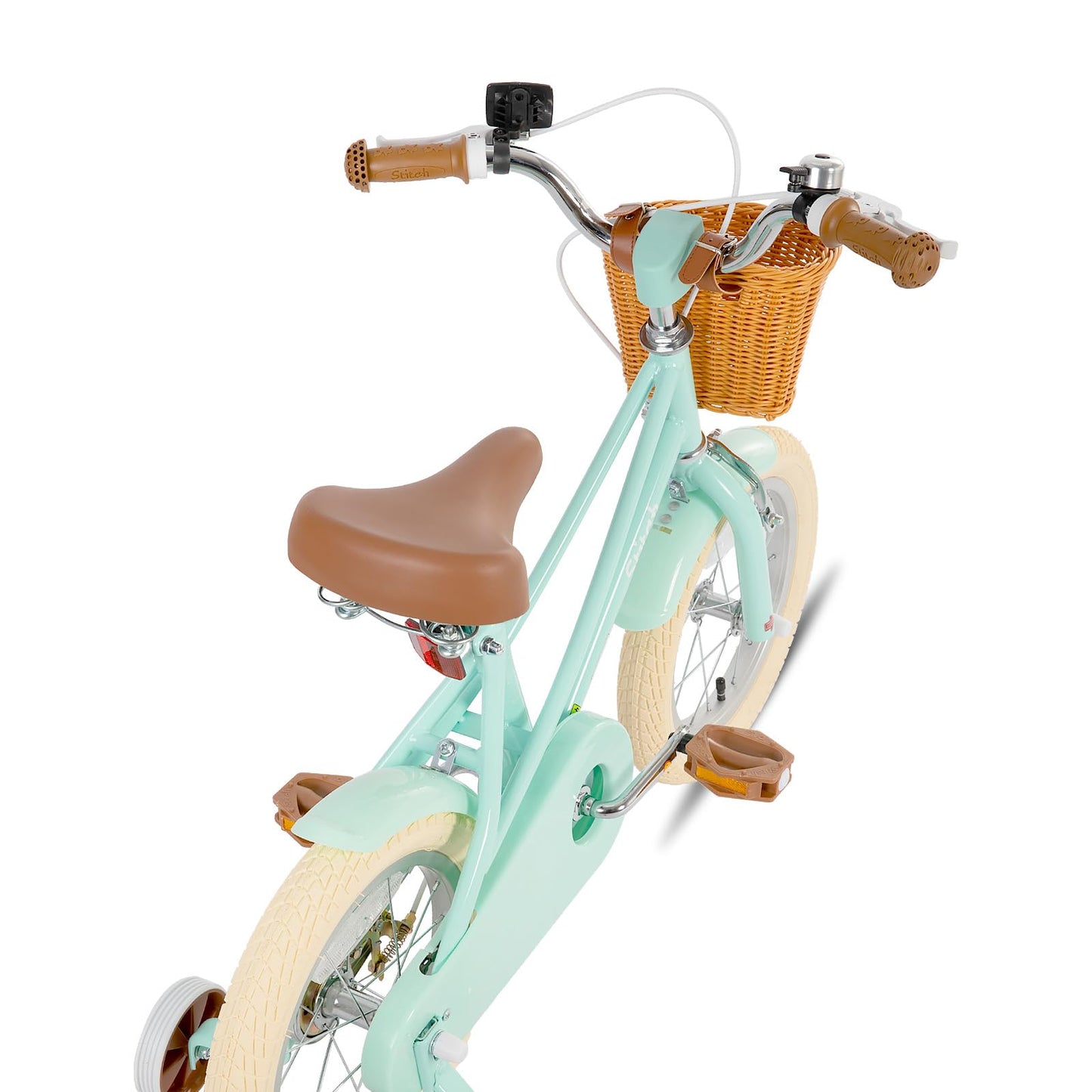 STITCH 12/14/16/20 inch Kids Bike for 3-11 years Girls, 12/14/16 Girls Bike with Training Wheels & Basket, 20 inch with kickstand