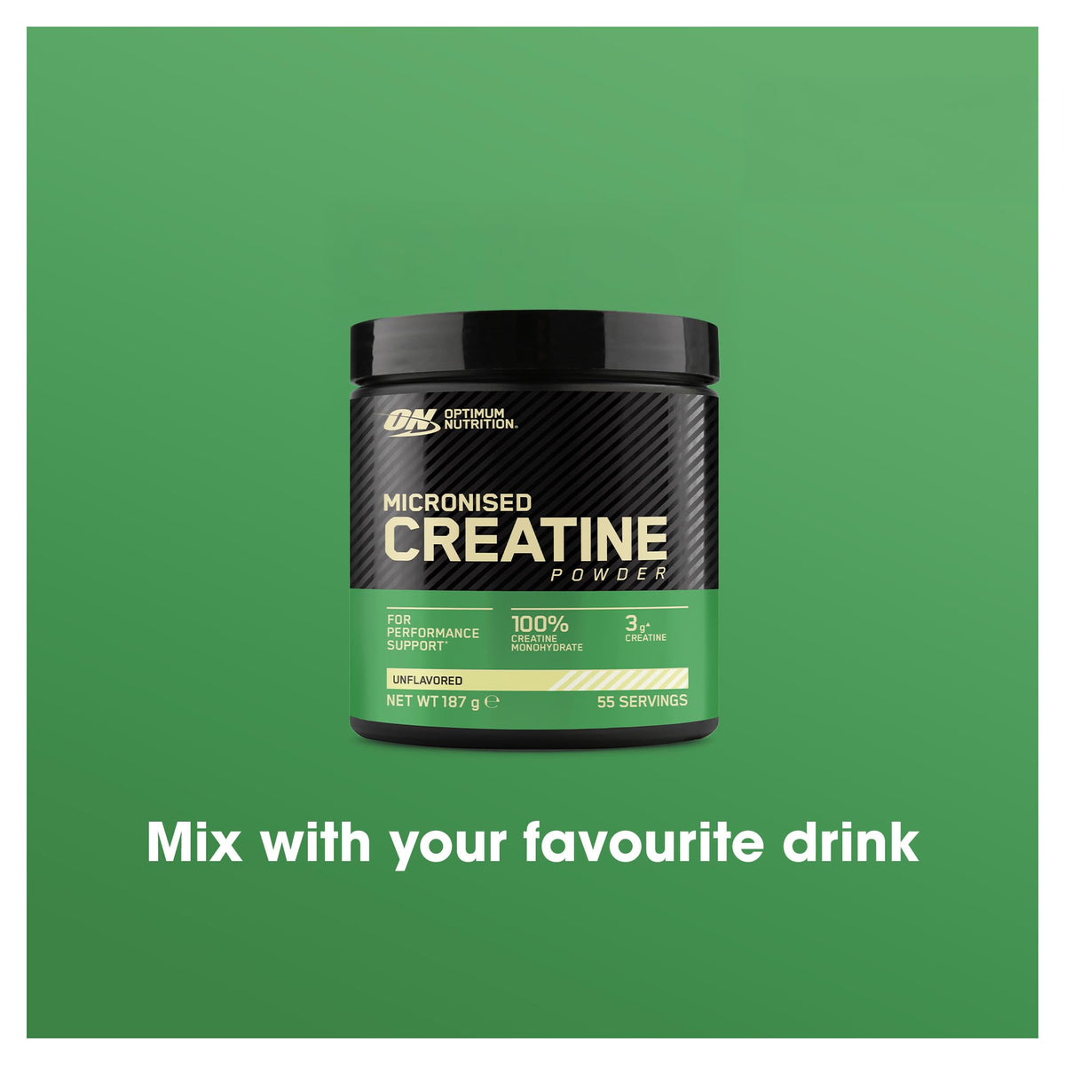 Optimum Nutrition Micronised Creatine Monohydrate Powder, 634g