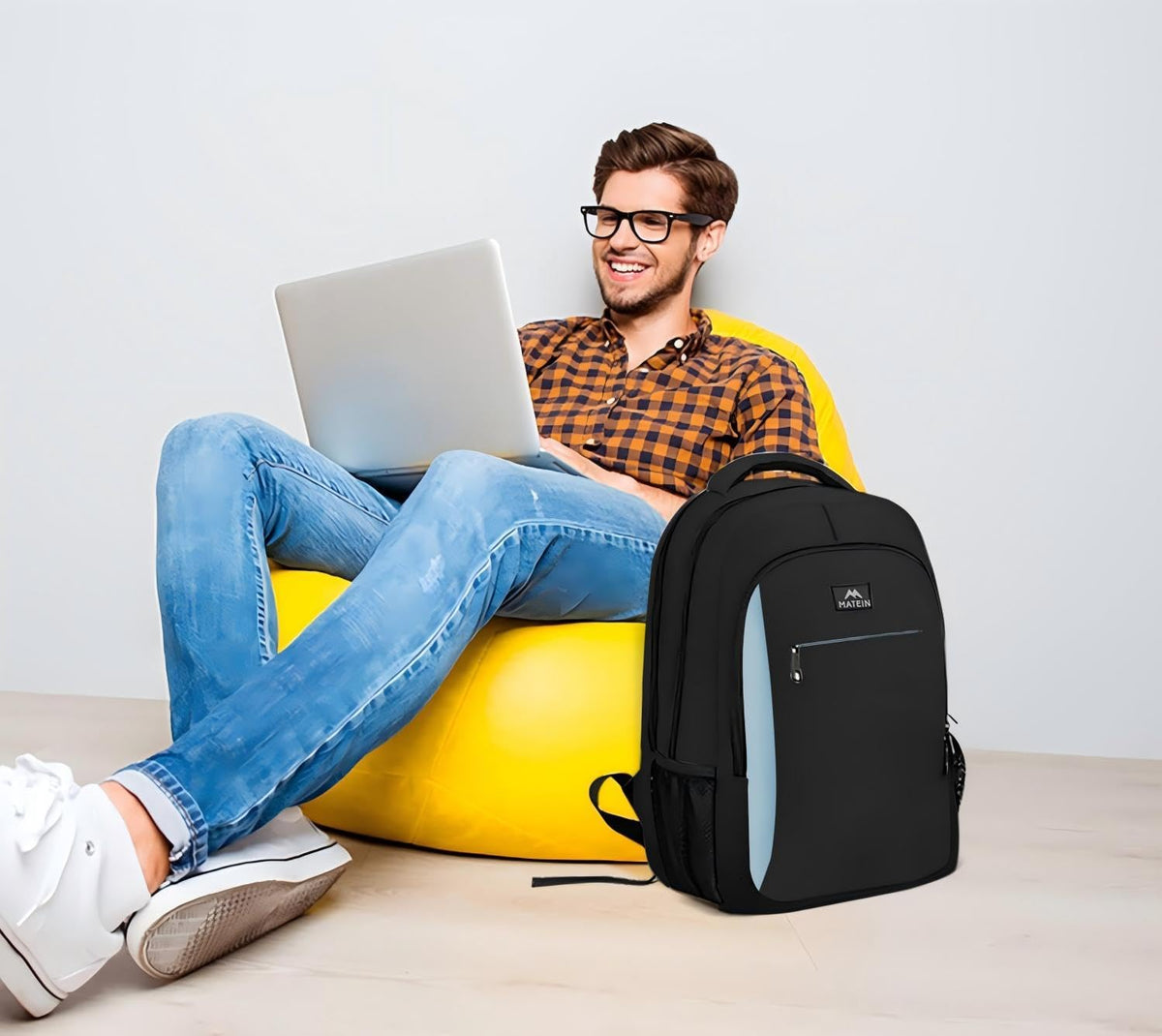 MATEIN Travel Laptop Backpack, Work Bag Laptop Bag, Rucksack for Men Work