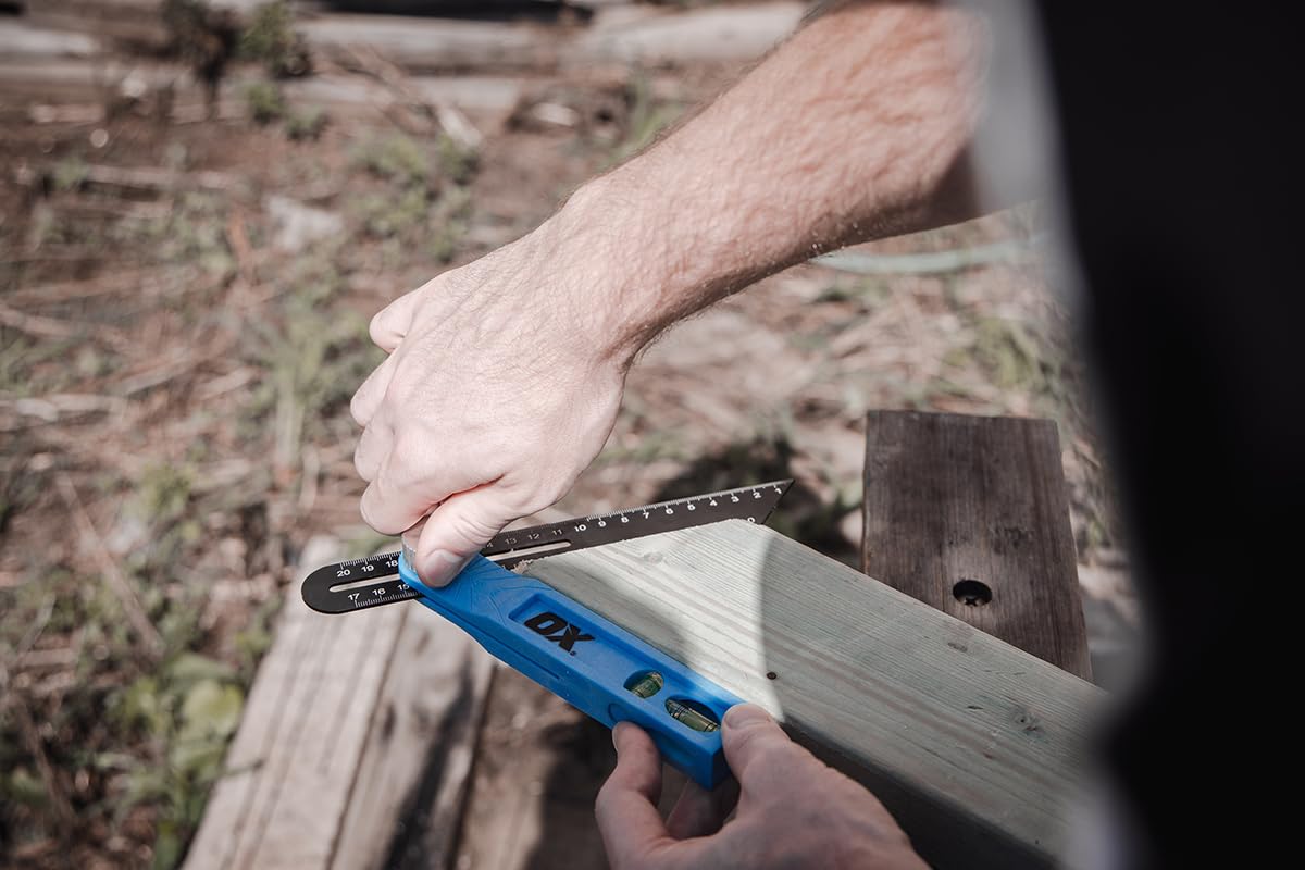 OX Trade Sliding Bevel 200mm – Stainless Steel Bevel Gauge & Angle Finder