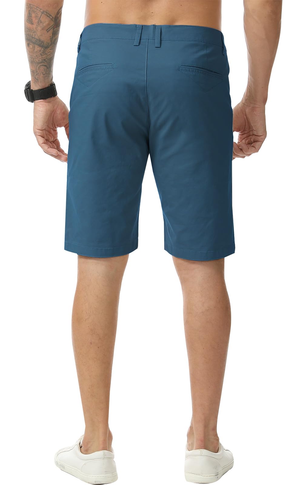 Men’s 7”/ 9” Chino Shorts Casual Elasticated Waist with 4 Pockets