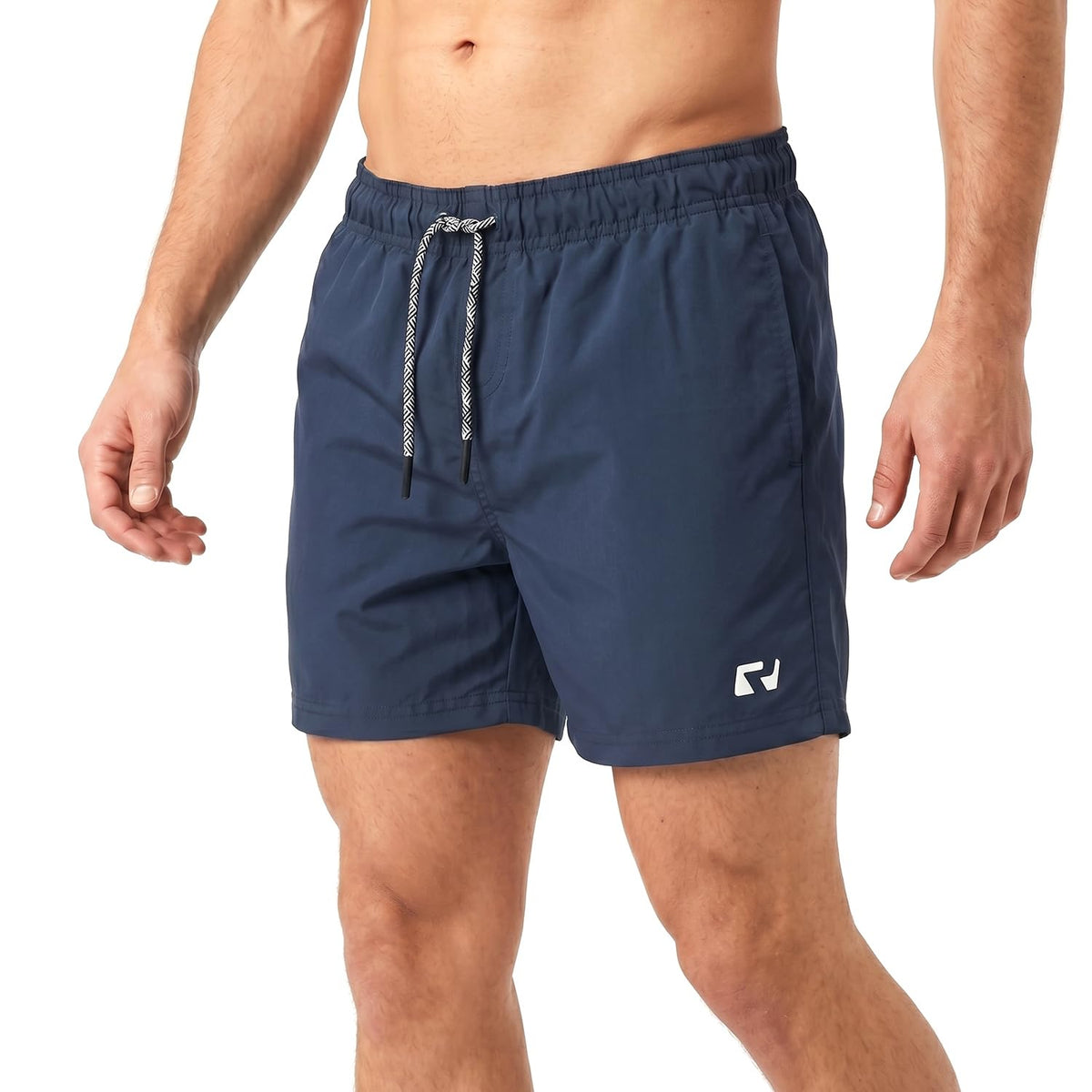 RIPT Men’s Quick Dry Swim Shorts Mesh Lining Drawstring UV 50 Beach Trunks