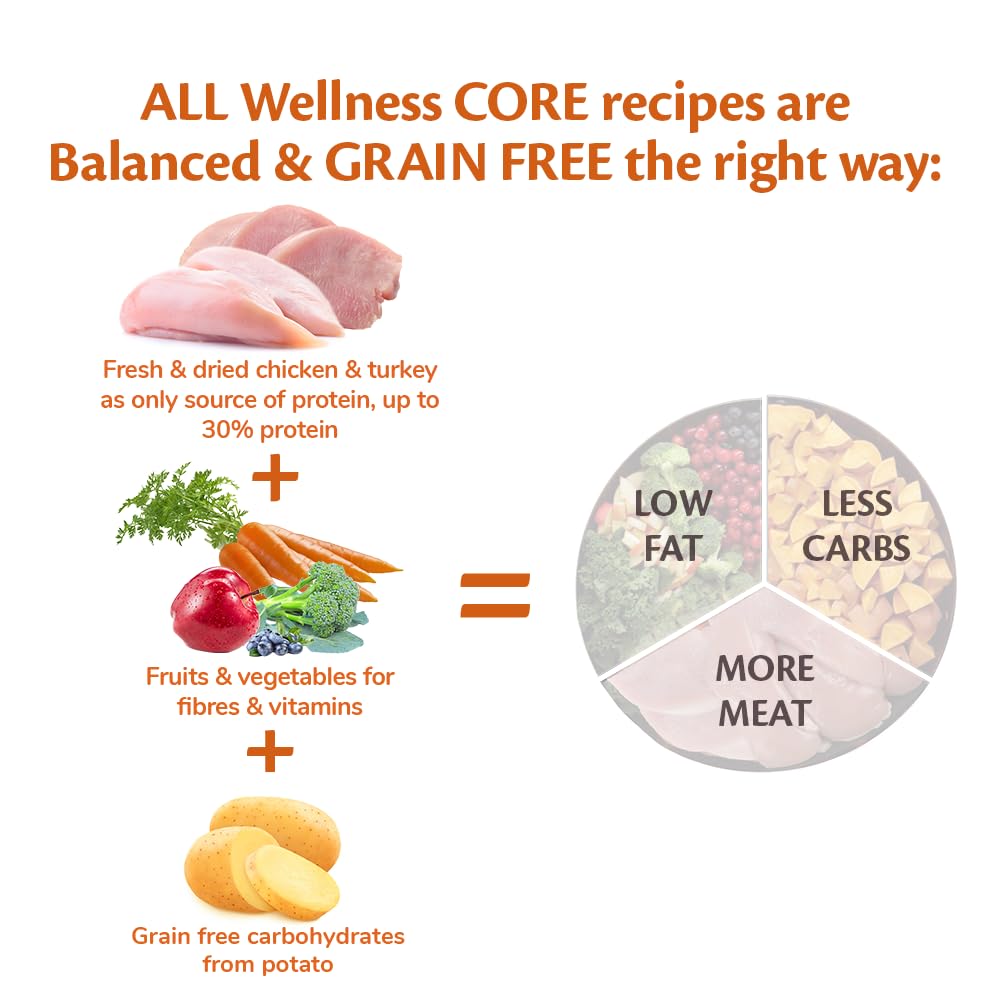 Wellness CORE Active Life 10 kg, Chicken & Turkey – Dry Dog Food