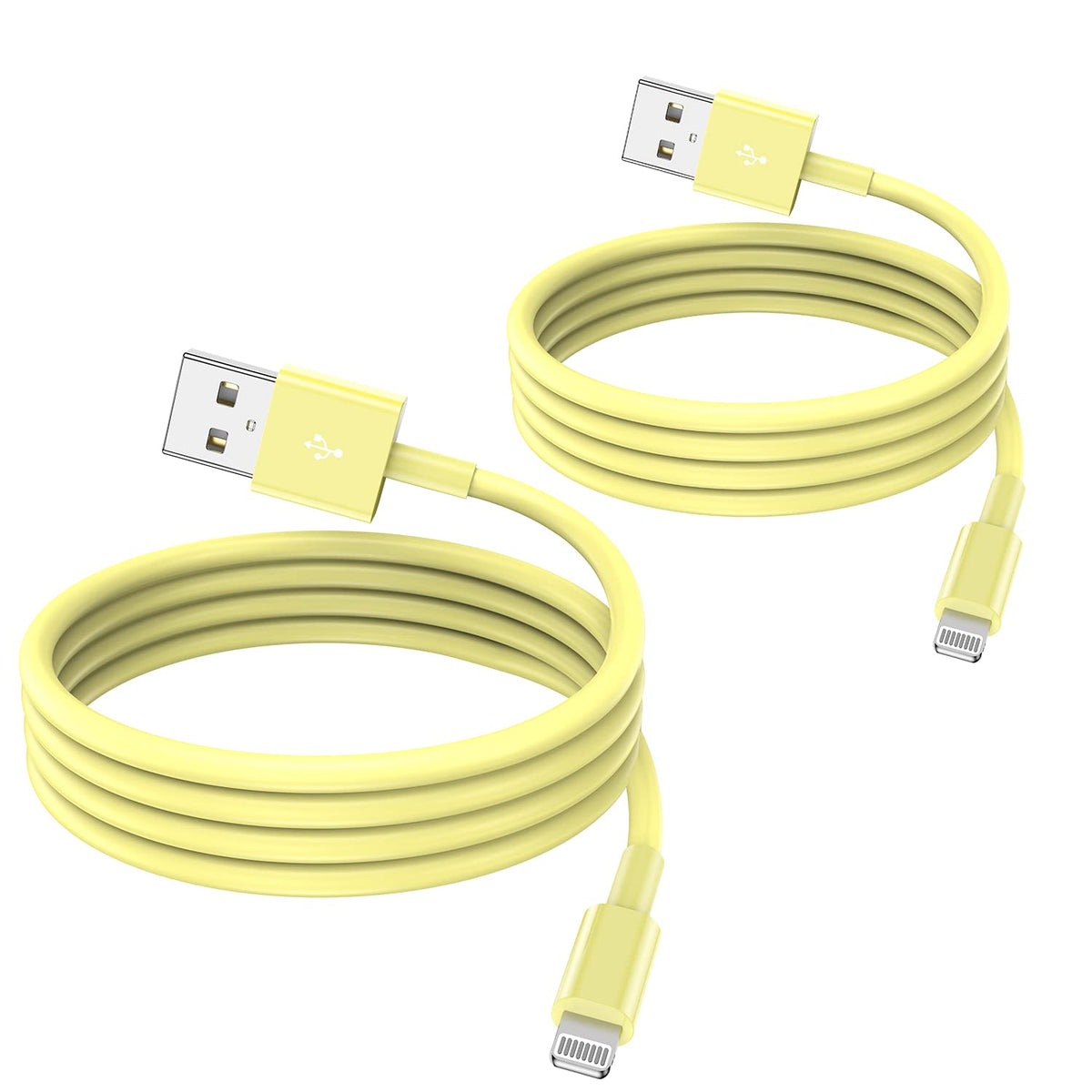 2 Pack Apple MFi Certified iPhone Charger Cable 2m, Apple Lightning to USB Cable Cord 2 metres Fast Charging A pple Phone Long Cable for iPhone13/12/12 mini/ 11/11Pro/Max/X/XS/XR/XS Max/8/7/6/iPad