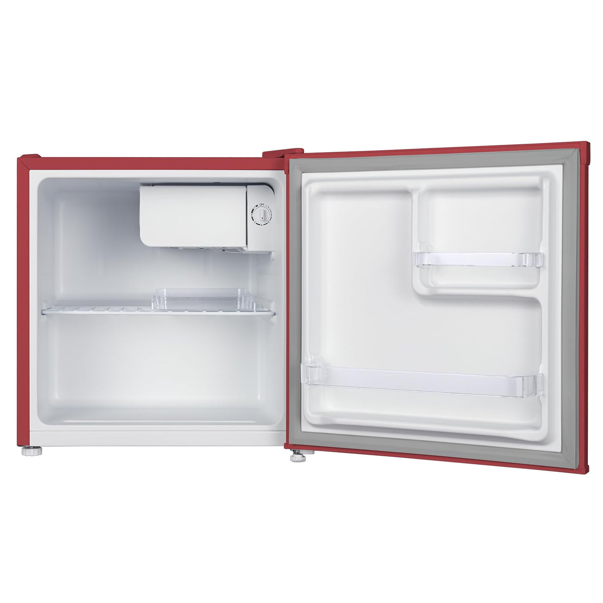 CHiQ 86L Compact Top Freezer Refrigerator with 85cm & LED Black
