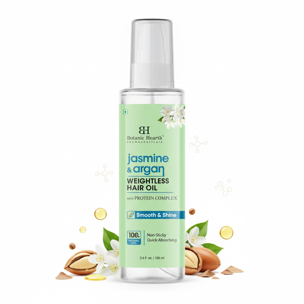 Botanic Hearth Argan & Biotin Hair Oil, 198 ml
