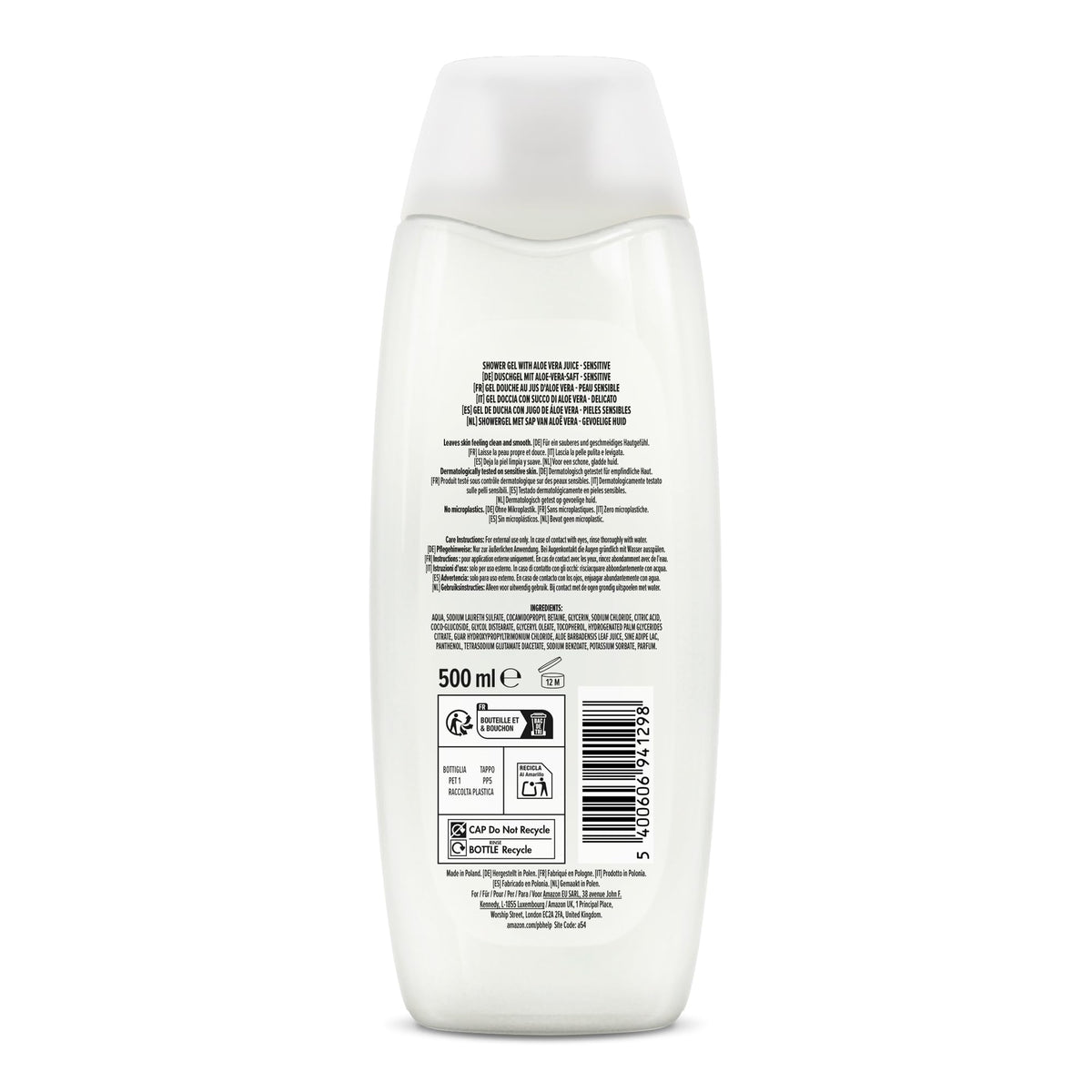 by Amazon Vanilla & Coconut Shower Gel, 2 x 500ml