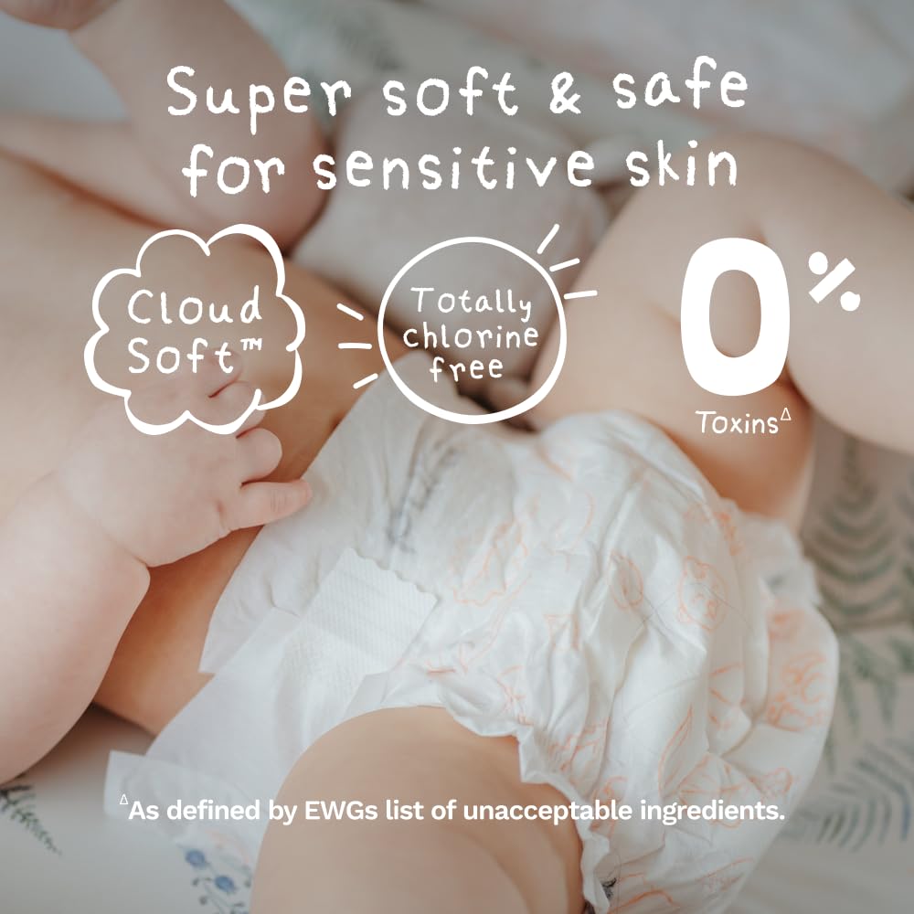 Pura Nappy Size 1 (2–5kg) 25 Count Sensitive Skin