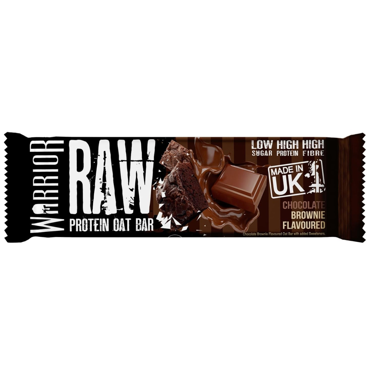 Warrior RAW Protein Bars 12 x 75g High Protein Oat Flapjack Snack