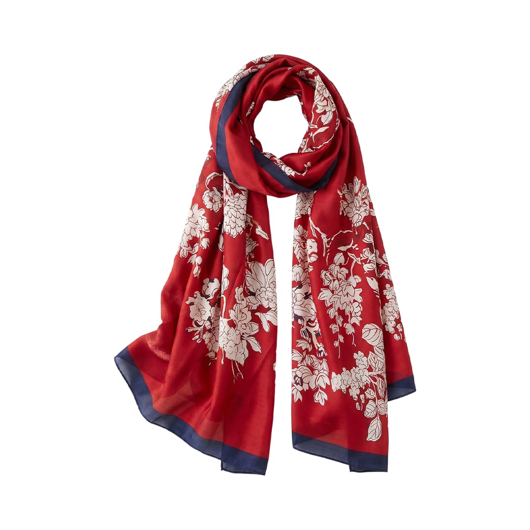 Trillion London® Silk Shawl Birthday Gifts for Women - Designer Silk Scarf