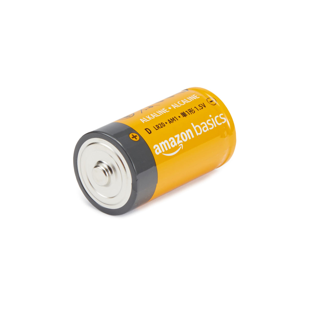 Amazon Basics 12-Pack D Cell All-Purpose Alkaline Batteries, 1.5 Volt, 5-Year Shelf Life