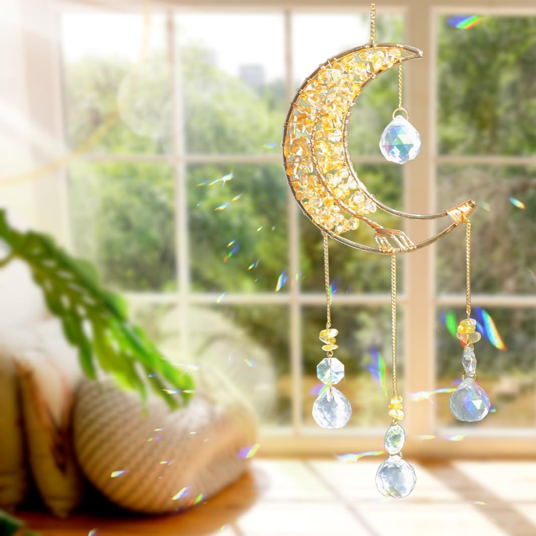 240PCS DIY Sun Catchers Making Kits for Adults, Crystal Suncatchers Kit with Colourful Prism Pearl Rainbow Maker for Windows, Hanging, Indoor, Outdoor, Garden Decor (Silver)