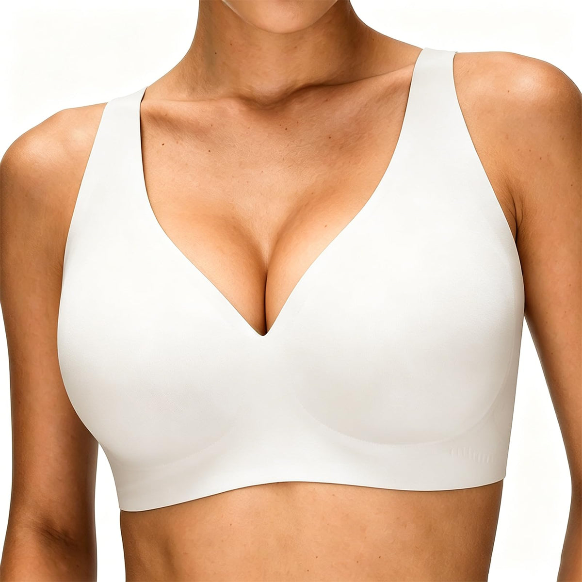 Seamless Jelly Bra,Full Cup Leopard Print Bra Comfort Sleep Jelly Push Up Bra Seamless No Under Wireless Bras for Women UK Everyday T Shirt Bras