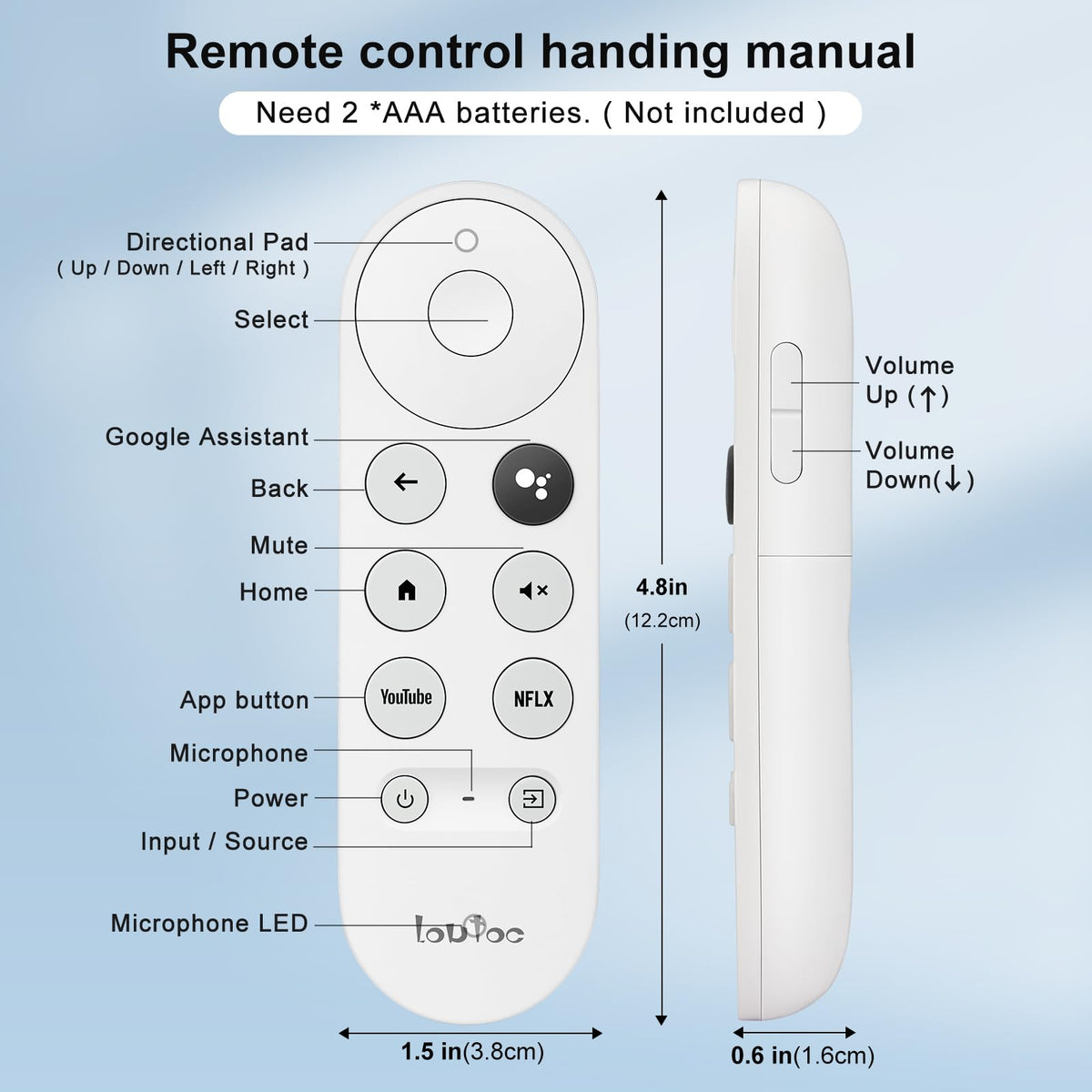 Universal-for-Samsung-Smart-TV-Remote, for Samsung Curved Qled Frame 4K TV
