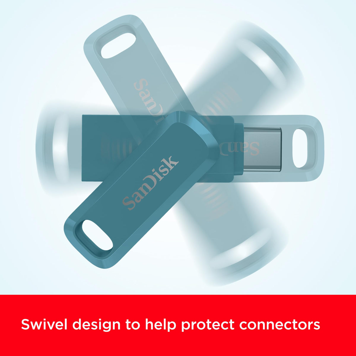 SANDISK Ultra Dual Drive Go 128GB, USB-C & USB-A, Up to 400MB/s Read Speeds