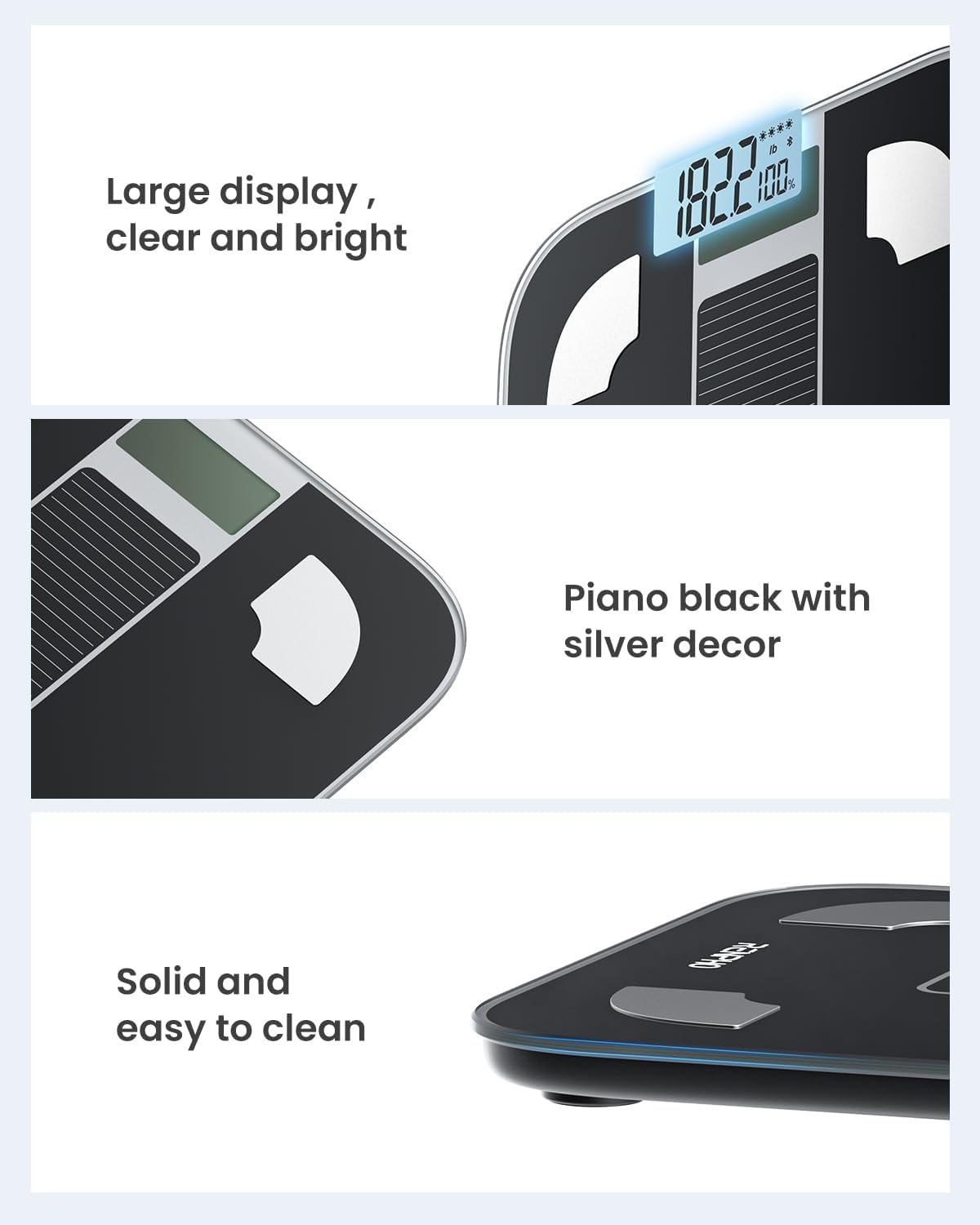 RENPHO Scales for Body Weight with App, 13 Body Metrics Tracking, Elis 1