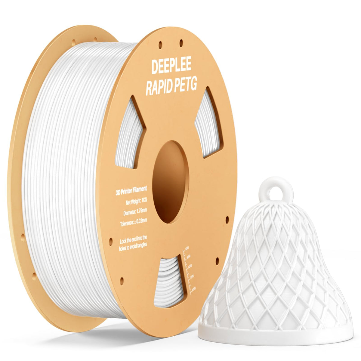 DEEPLEE Rapid PETG Filament 1.75mm Black 1KG
