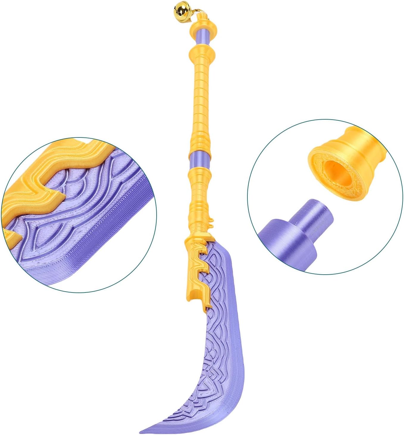 Ejoyous Mira's Sword Kpop Anime Hunters, Cosplay Costumes Sword 3D Printed Cosplay As a Costume Accessory for Anime Conventions and Collectibles
