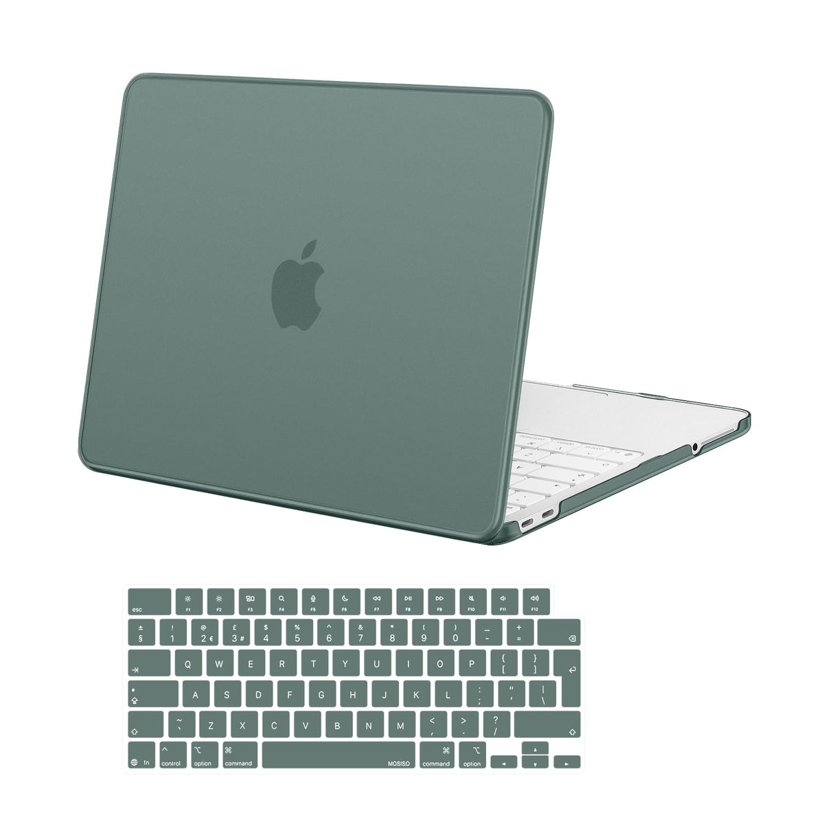 MOSISO Compatible with MacBook Air 13 inch Case M5-M2, Crystal Clear