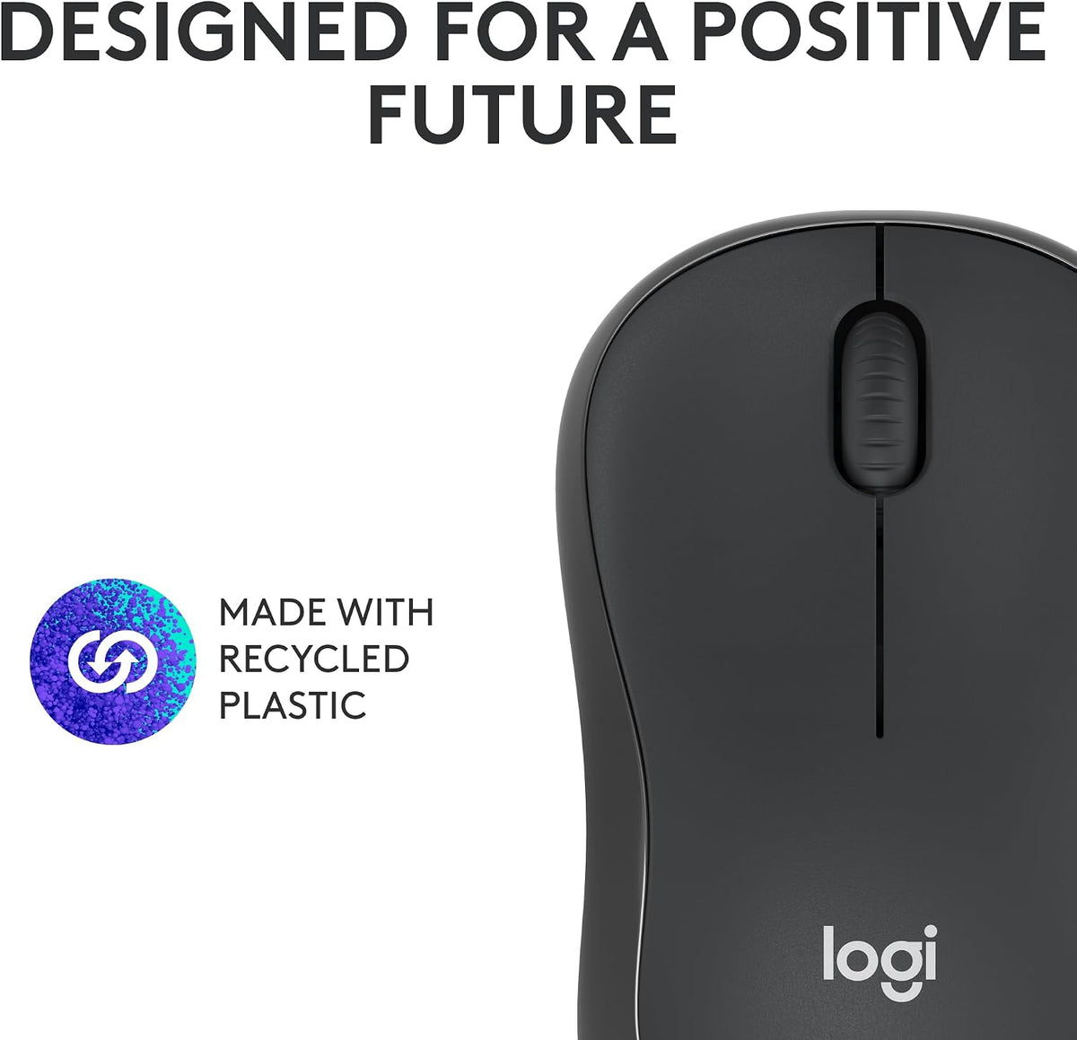 Logitech M240 Silent Bluetooth Mouse, Wireless, Compact