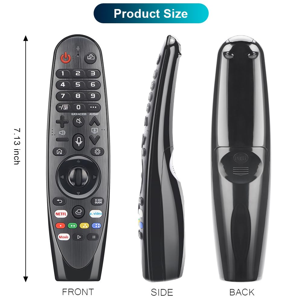 Gvirtue 【Pack of 2】Replacement Remote Control Compatible with Roku Box Model: Roku 1, Roku 2(HD, XD, XS), Roku 3, Roku LT, HD, XD, XDS, Roku N1, Roku Express, Roku Express+
