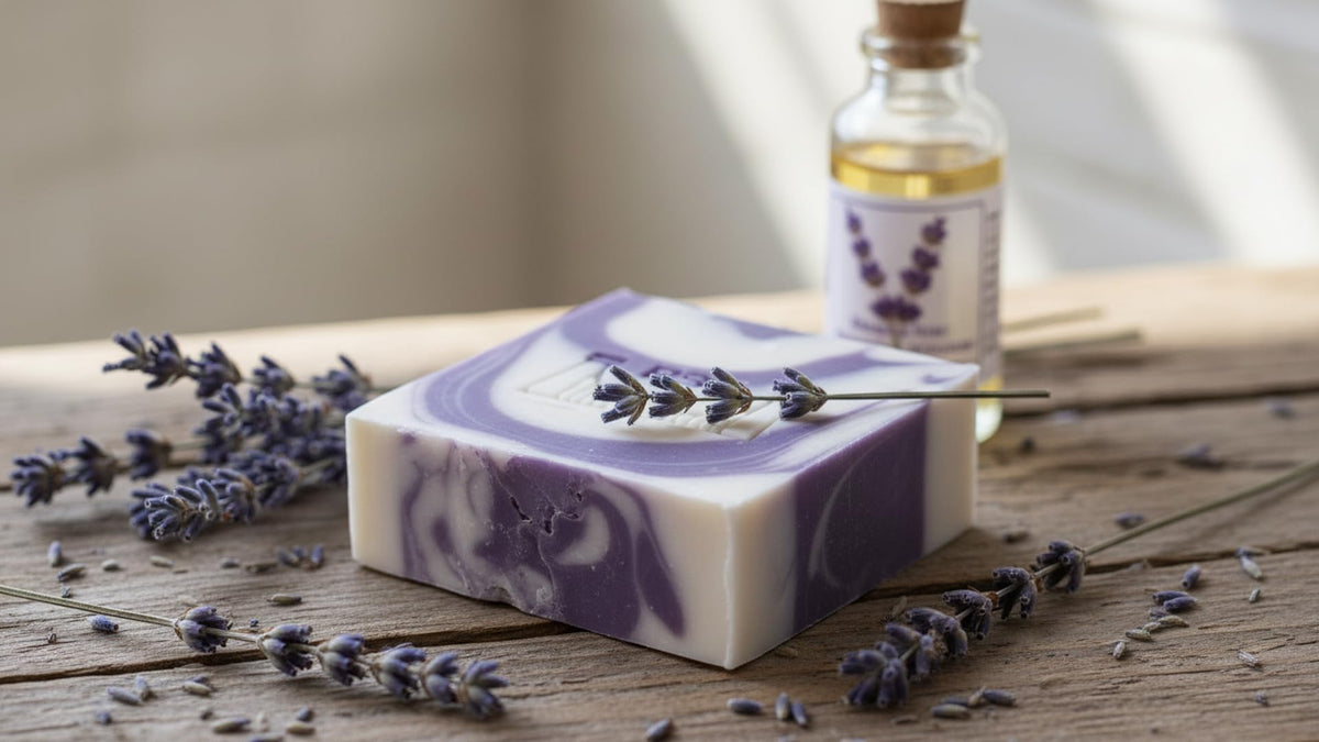 Handmade Coconut and Shea Butter Artisan Soap, Orange