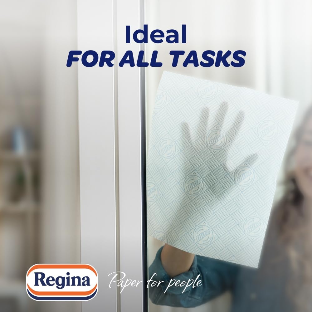 Regina Blitz, 8 Rolls of Household Towel, 3-Ply
