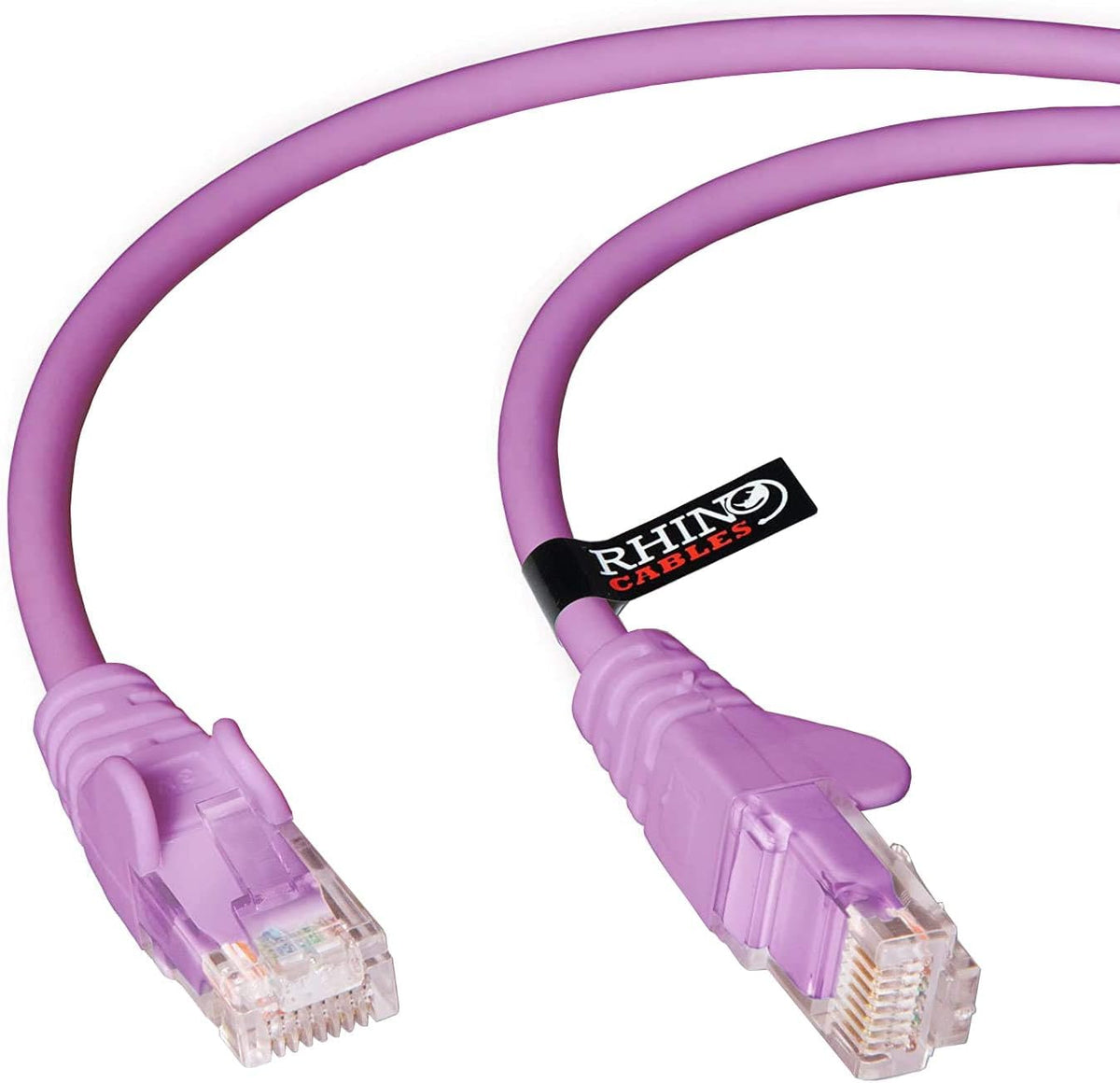 rhinocables CAT 5e Ethernet Cable, RJ45 Network Lead (3m, Black)