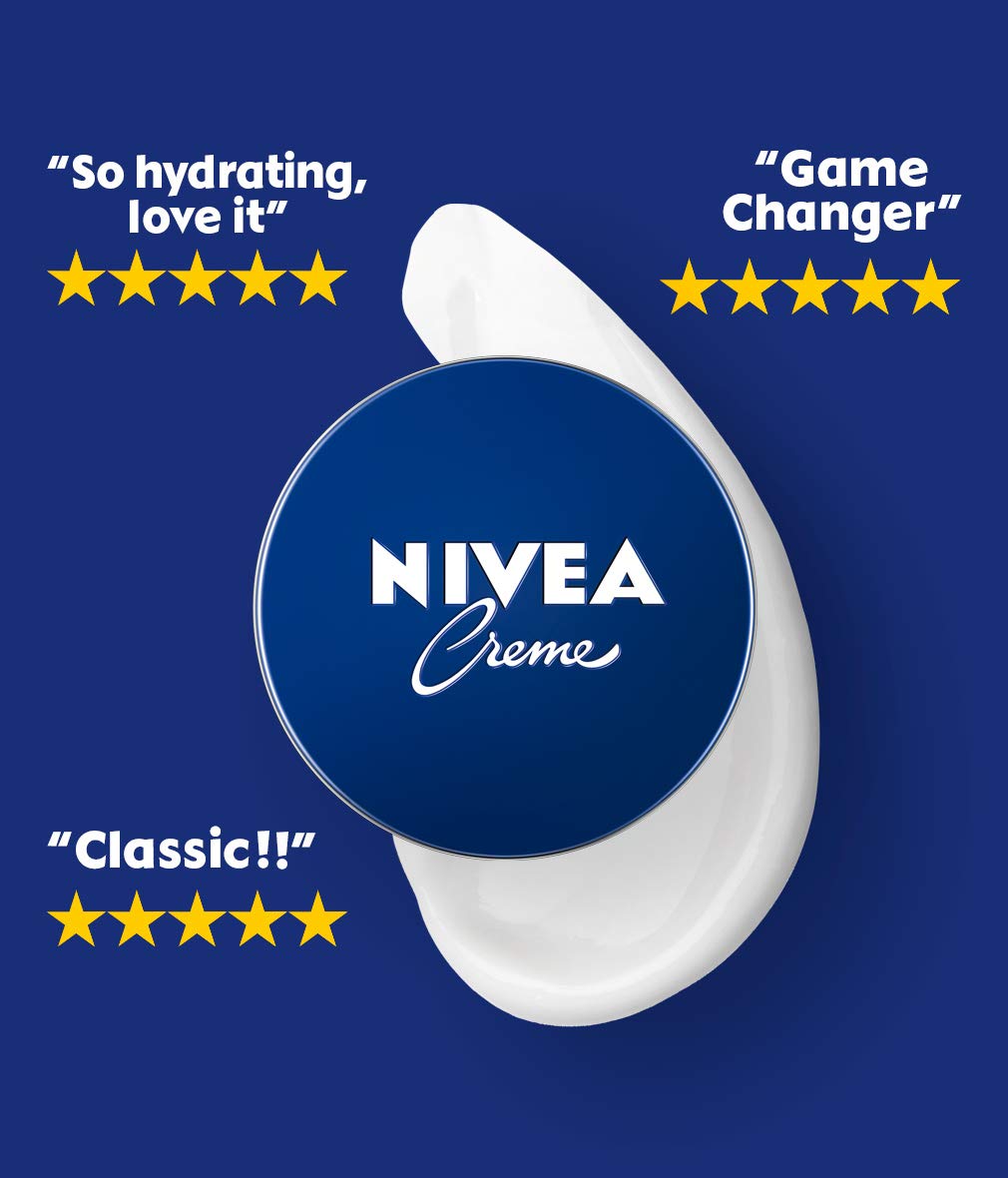 NIVEA Creme Moisturising Cream for Face, Body and Hands, 400 ml